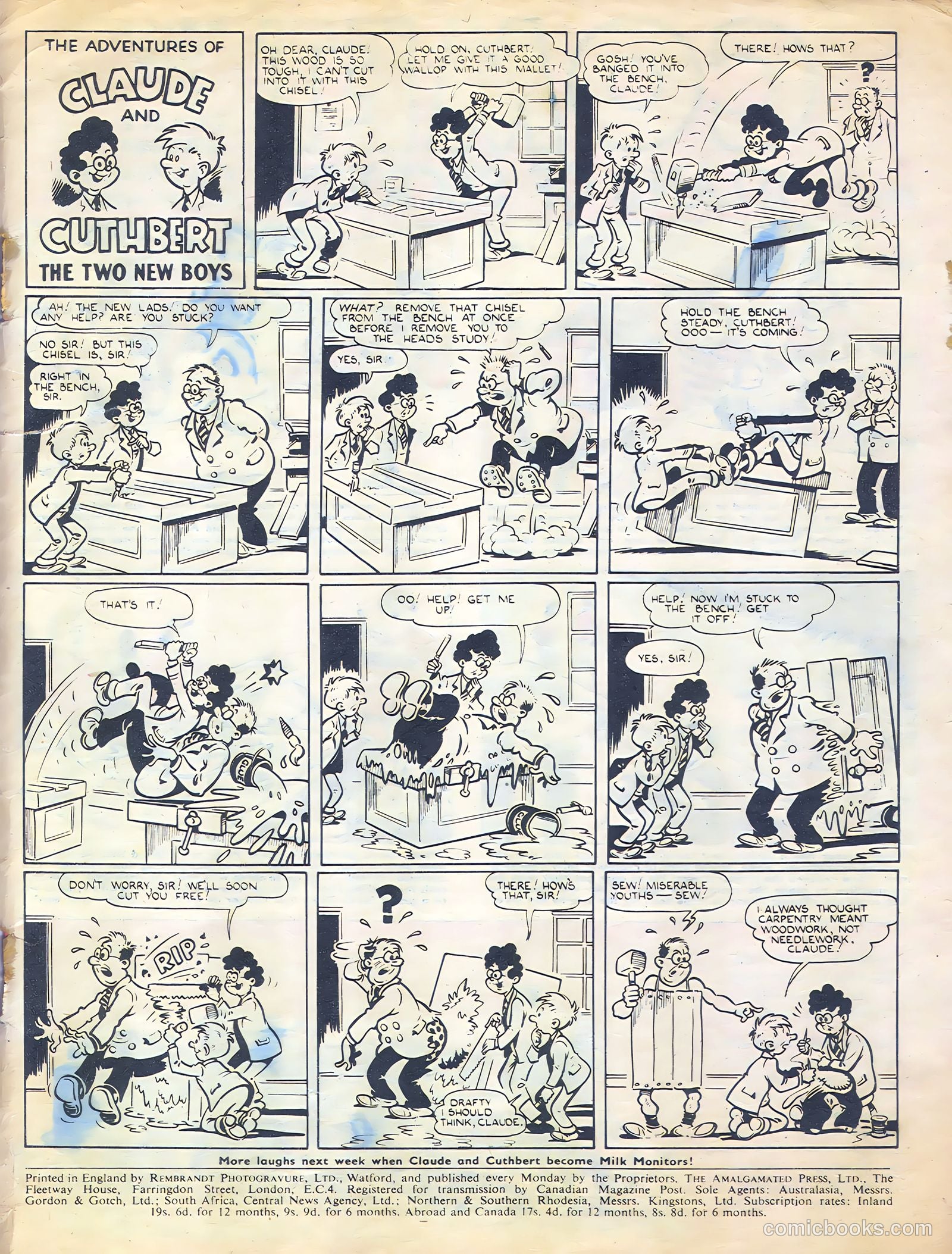 Comet #195 (1952) — page 19 of 20