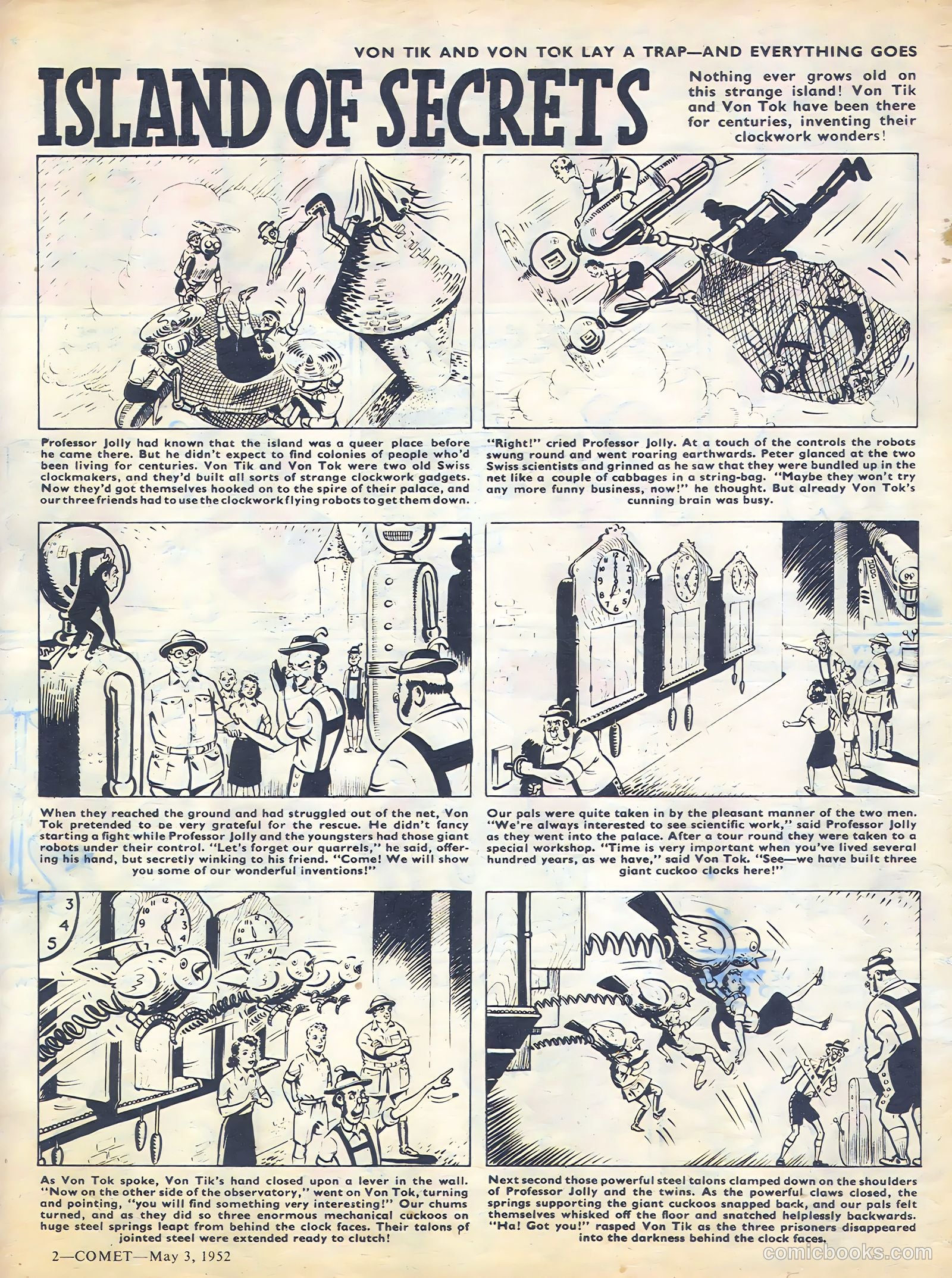Comet #198 (1952) — page 2 of 20