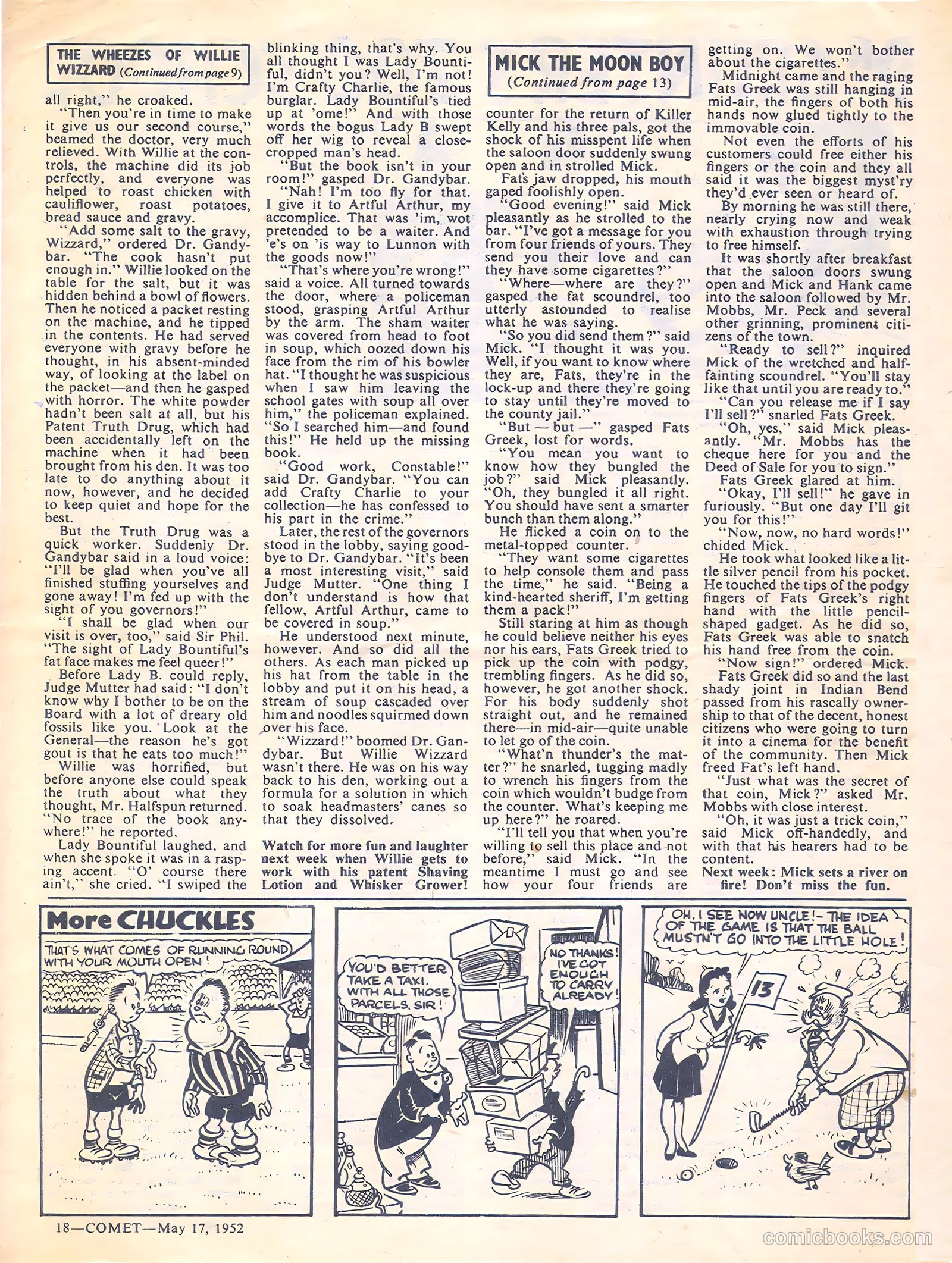 Comet #200 (1952) — page 18 of 20