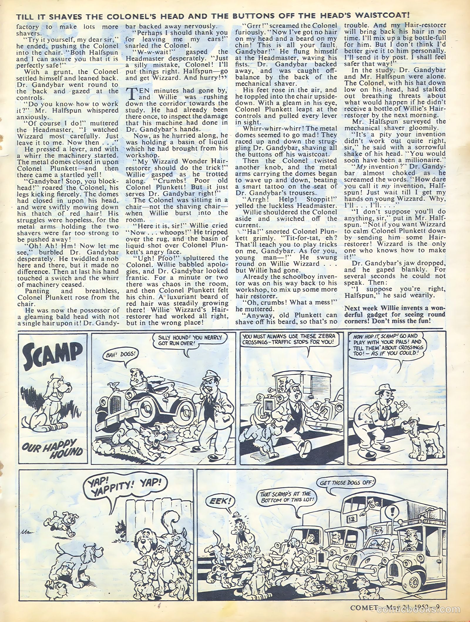 Comet #201 (1952) — page 9 of 20