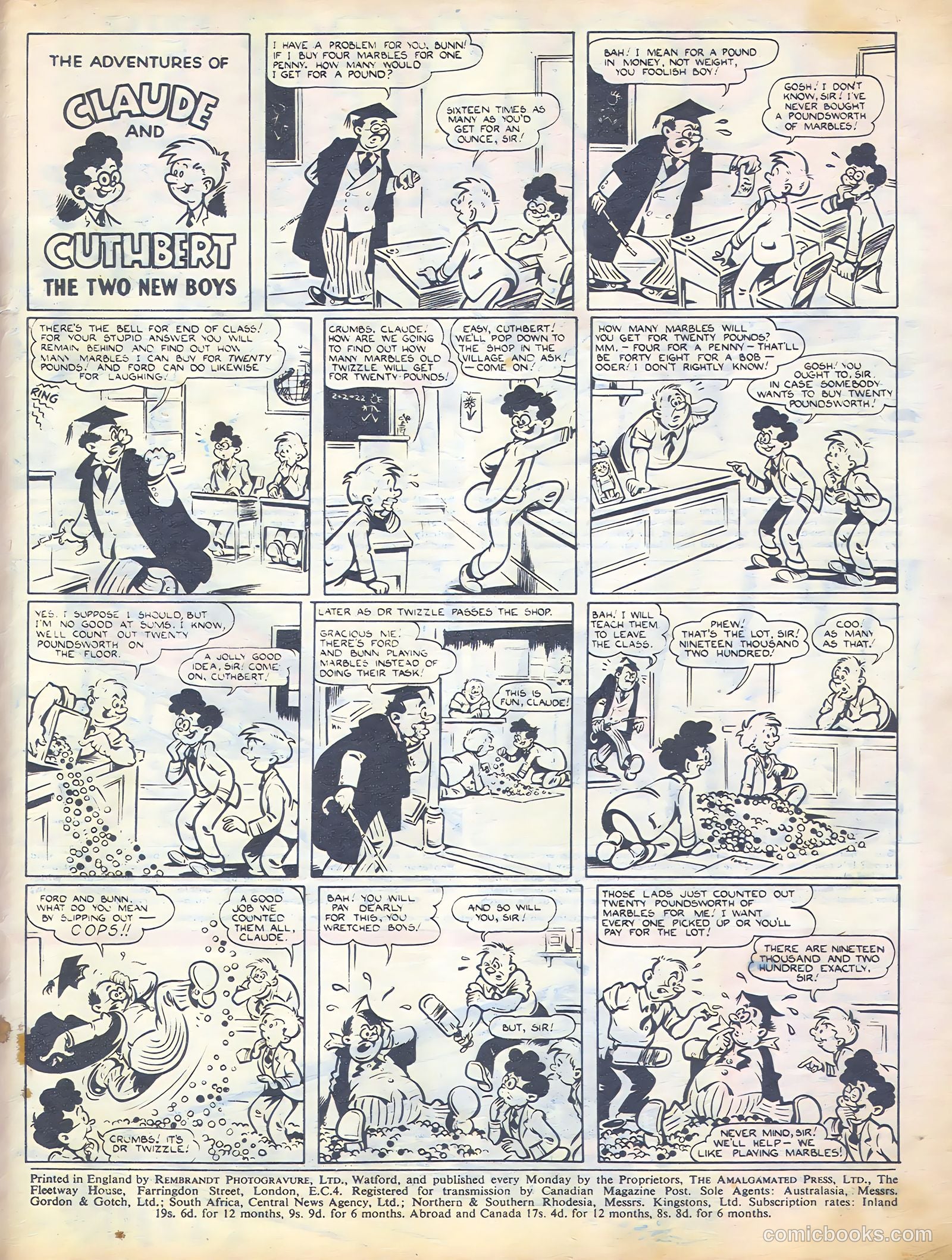 Comet #201 (1952) — page 19 of 20