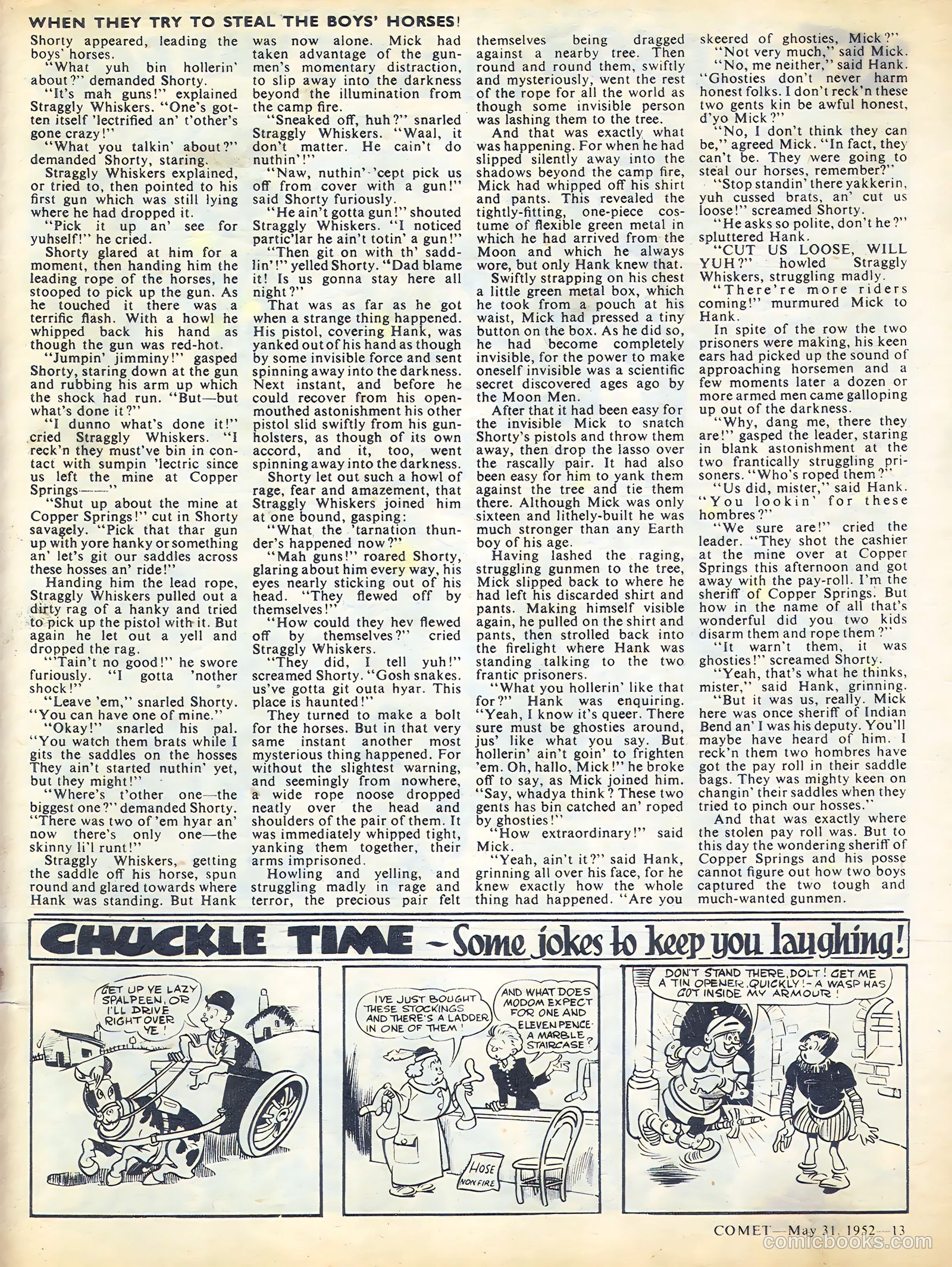 Comet #202 (1952) — page 13 of 20