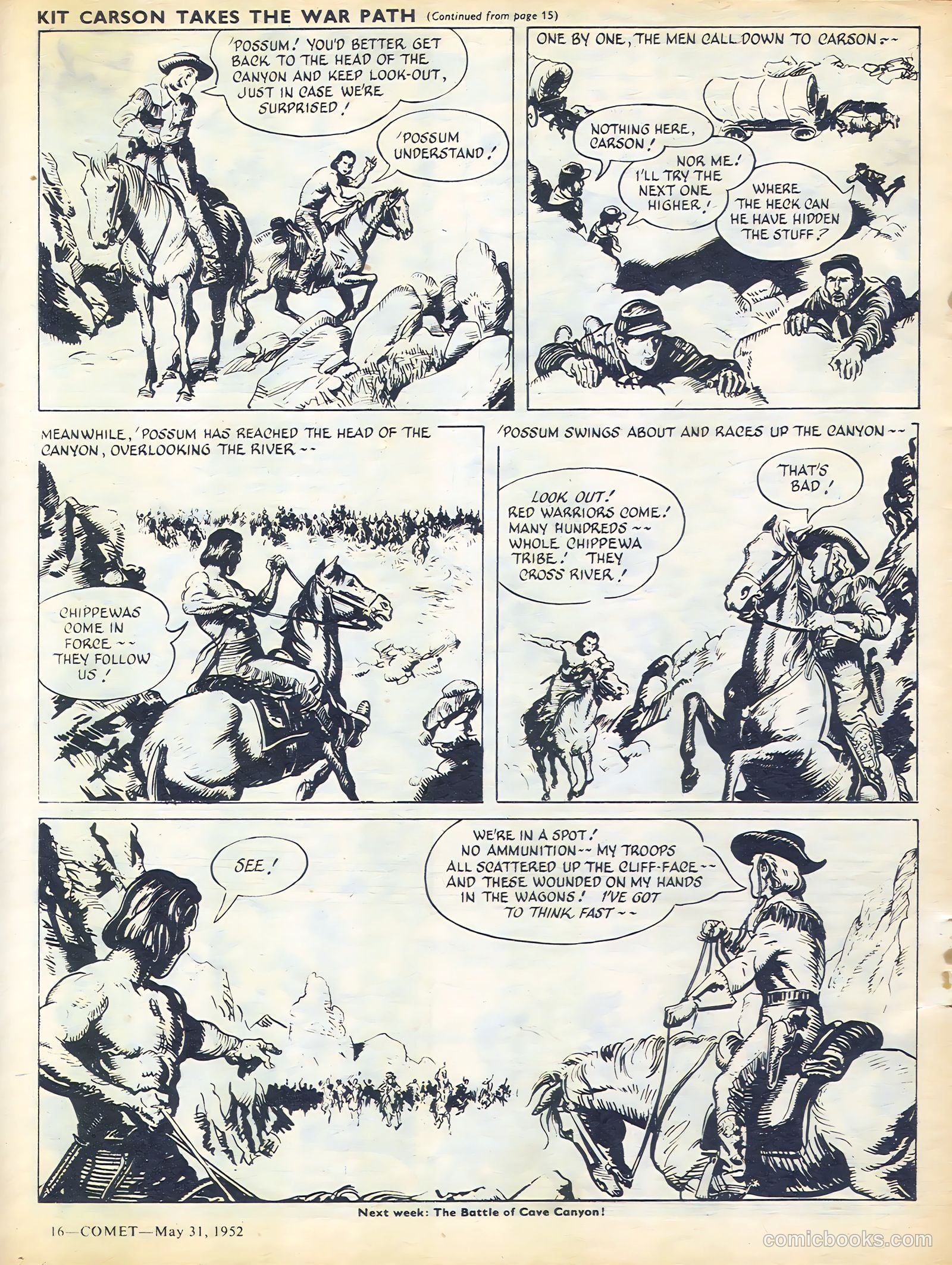 Comet #202 (1952) — page 16 of 20