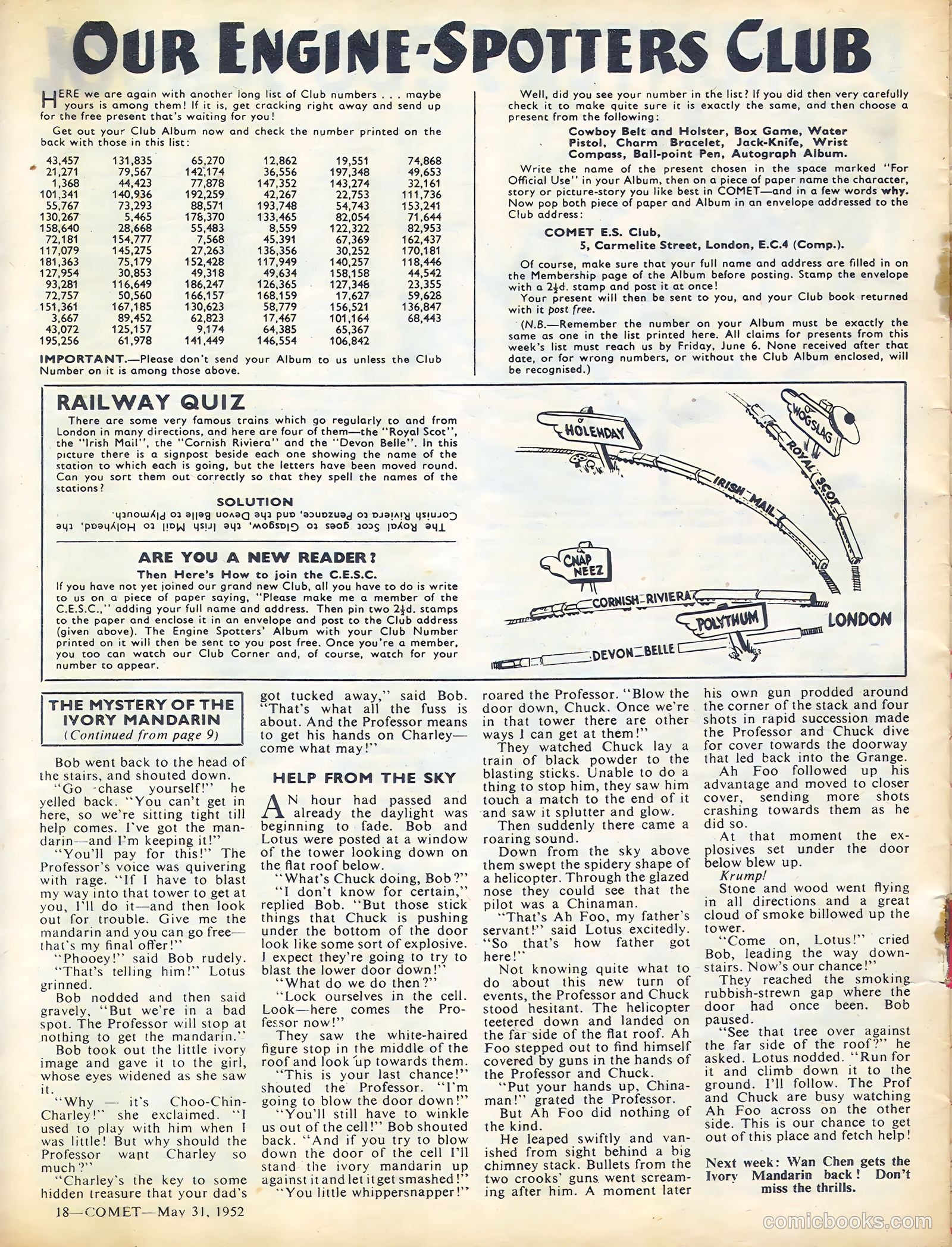 Comet #202 (1952) — page 18 of 20