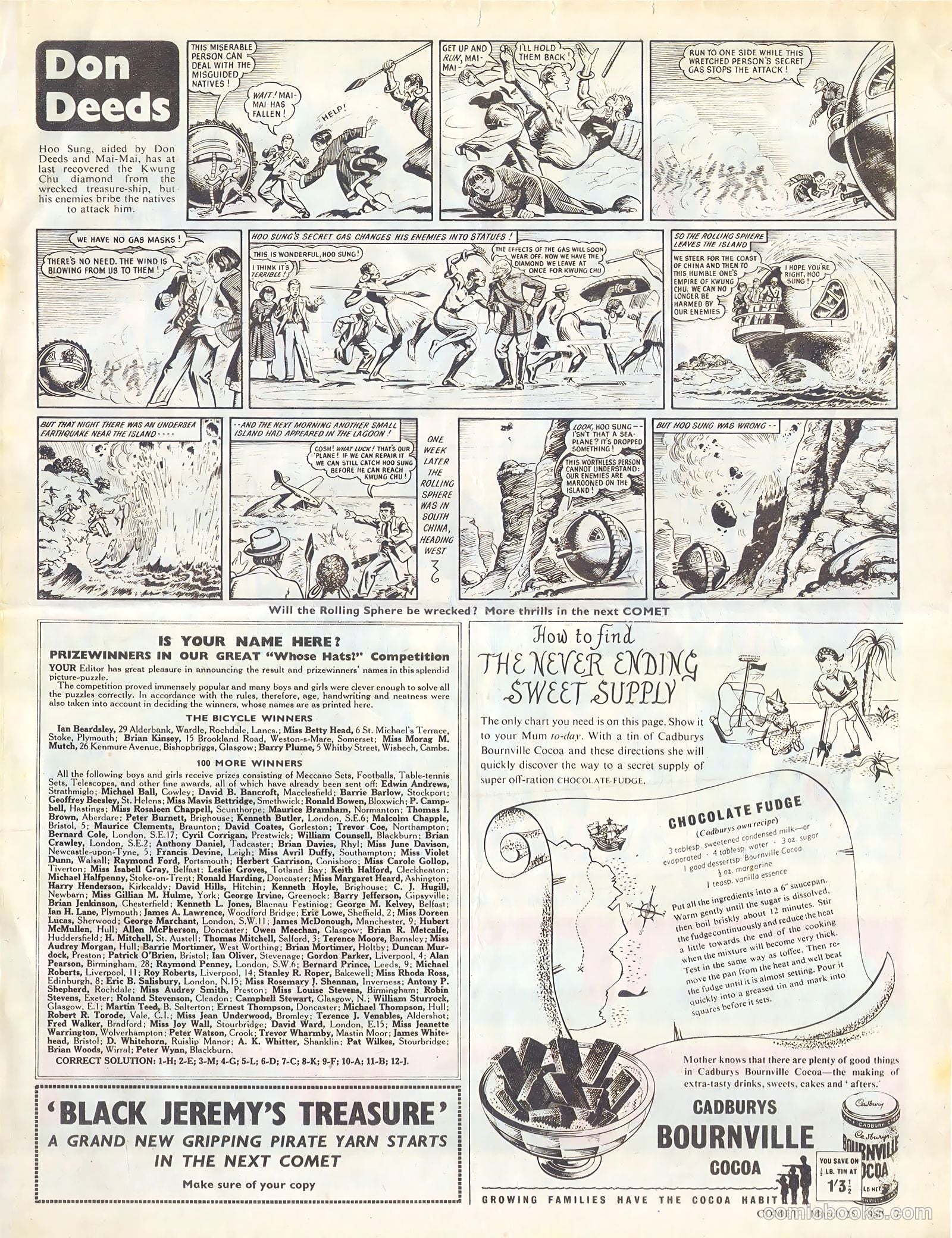 Comet #92 (1950) — page 7 of 8