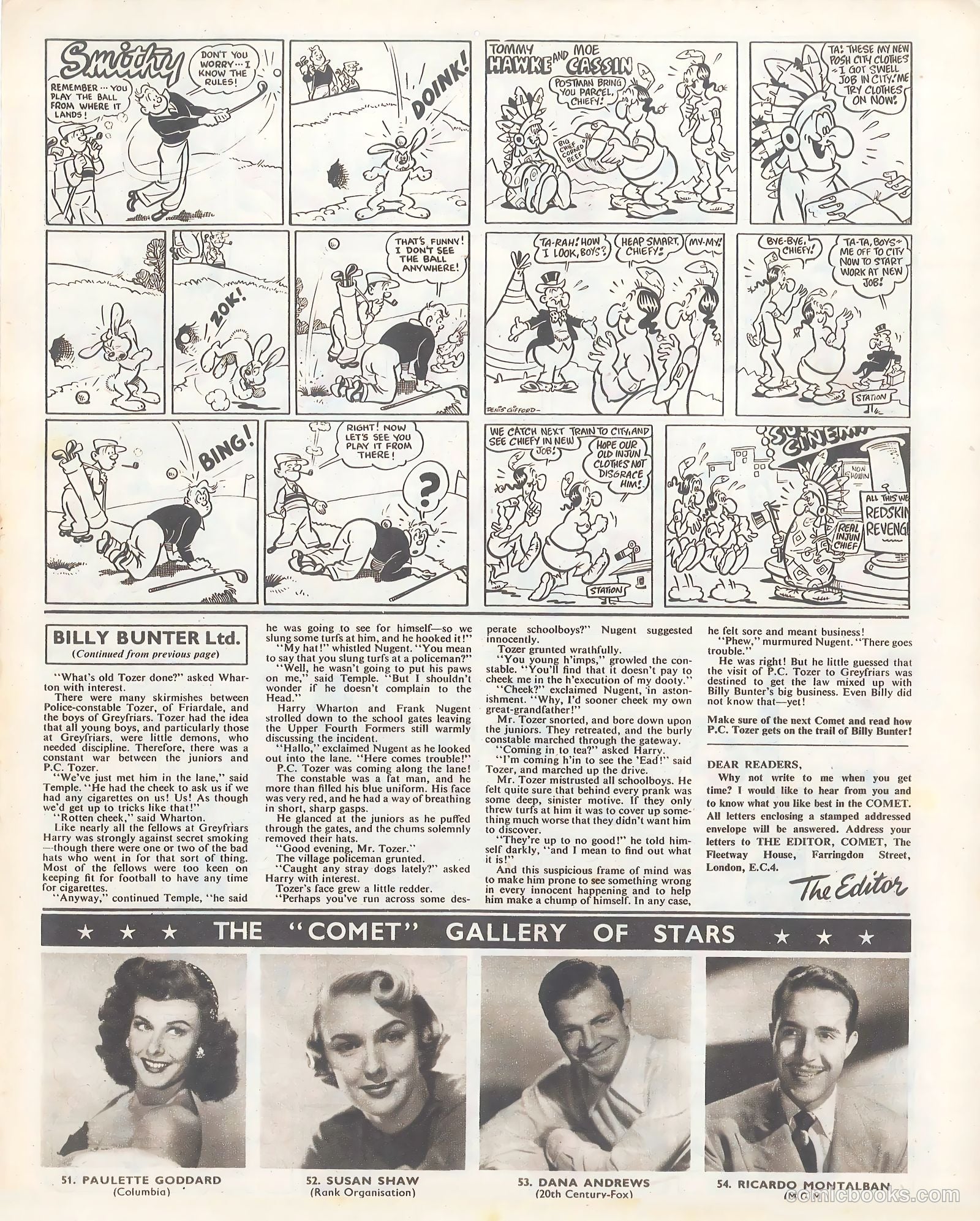Comet #93 (1950) — page 3 of 8