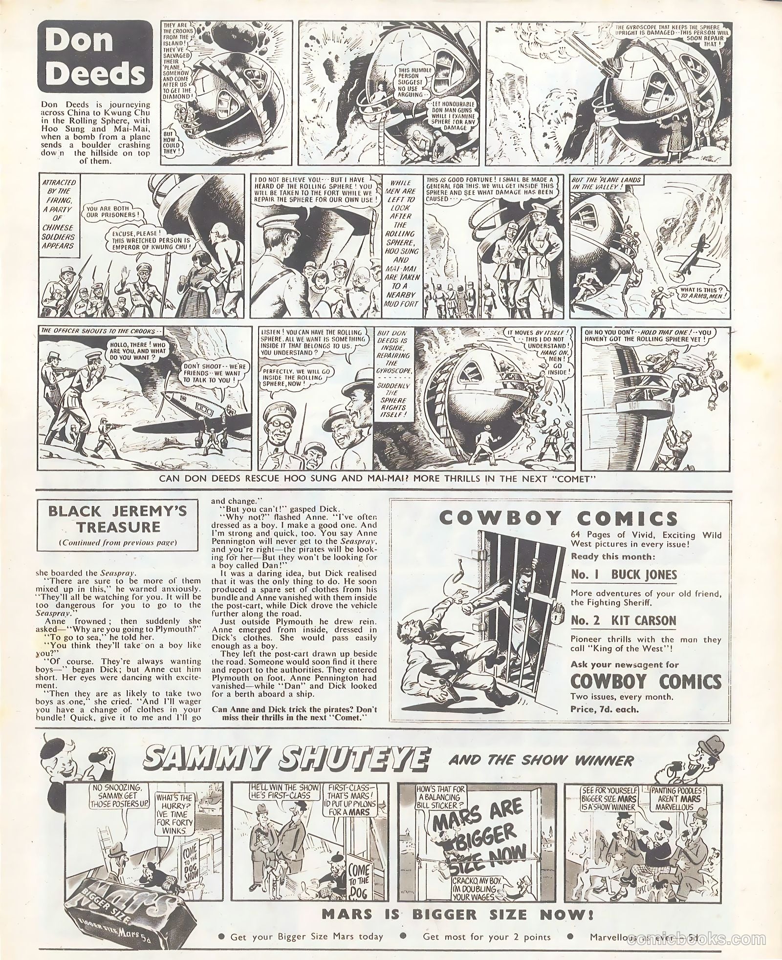 Comet #93 (1950) — page 7 of 8