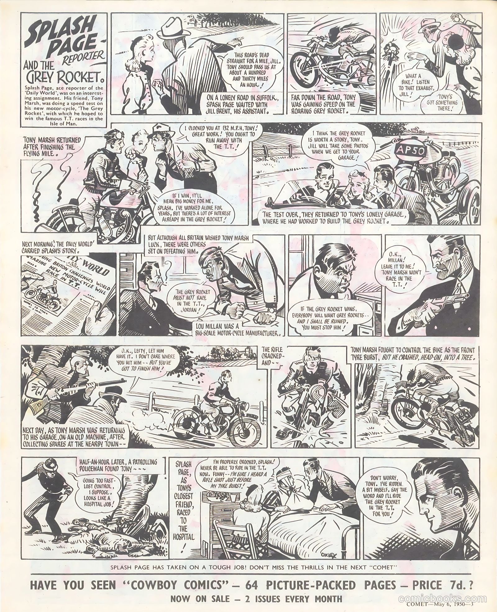 Comet #95 (1950) — page 3 of 8