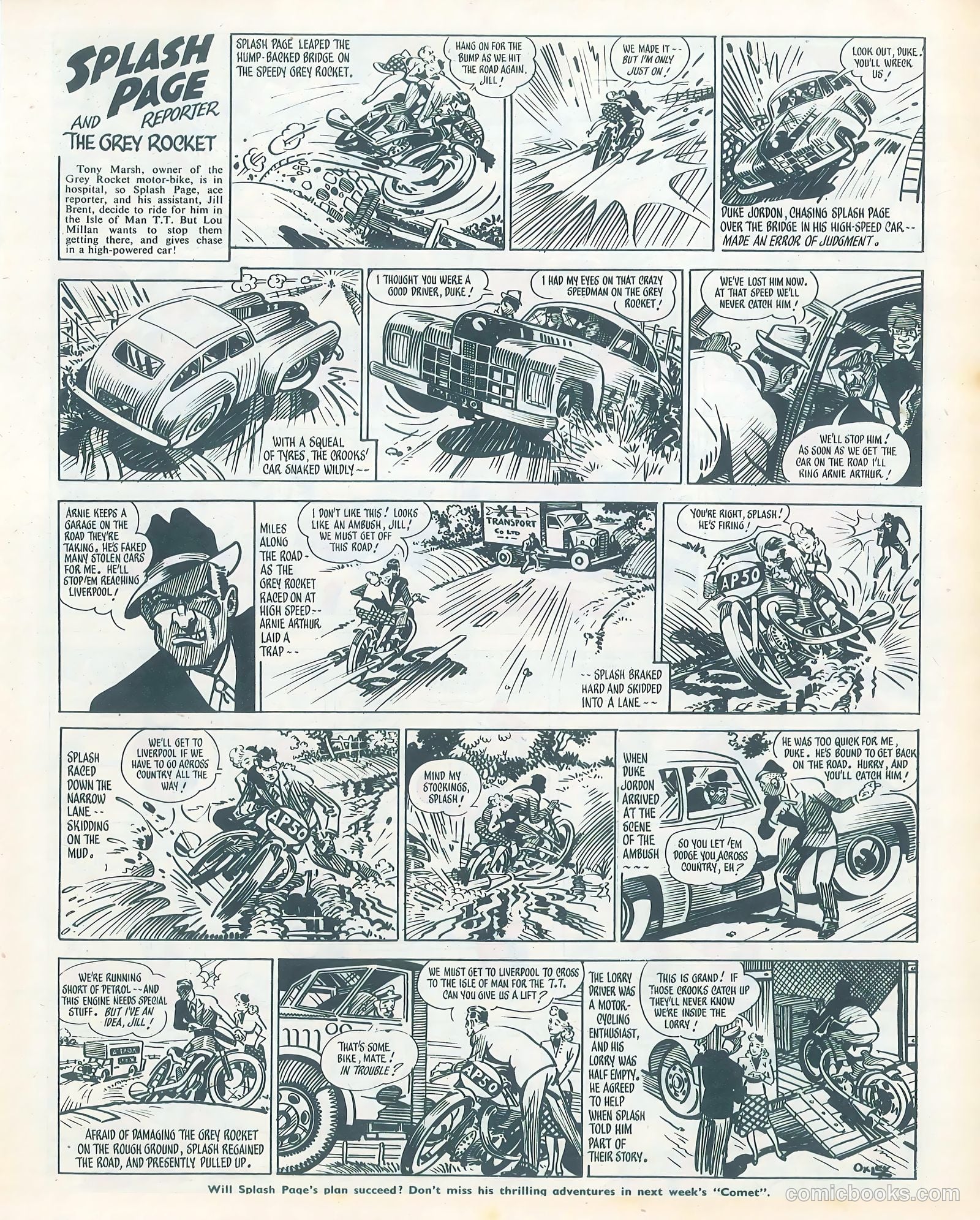 Comet #98 (1950) — page 3 of 8
