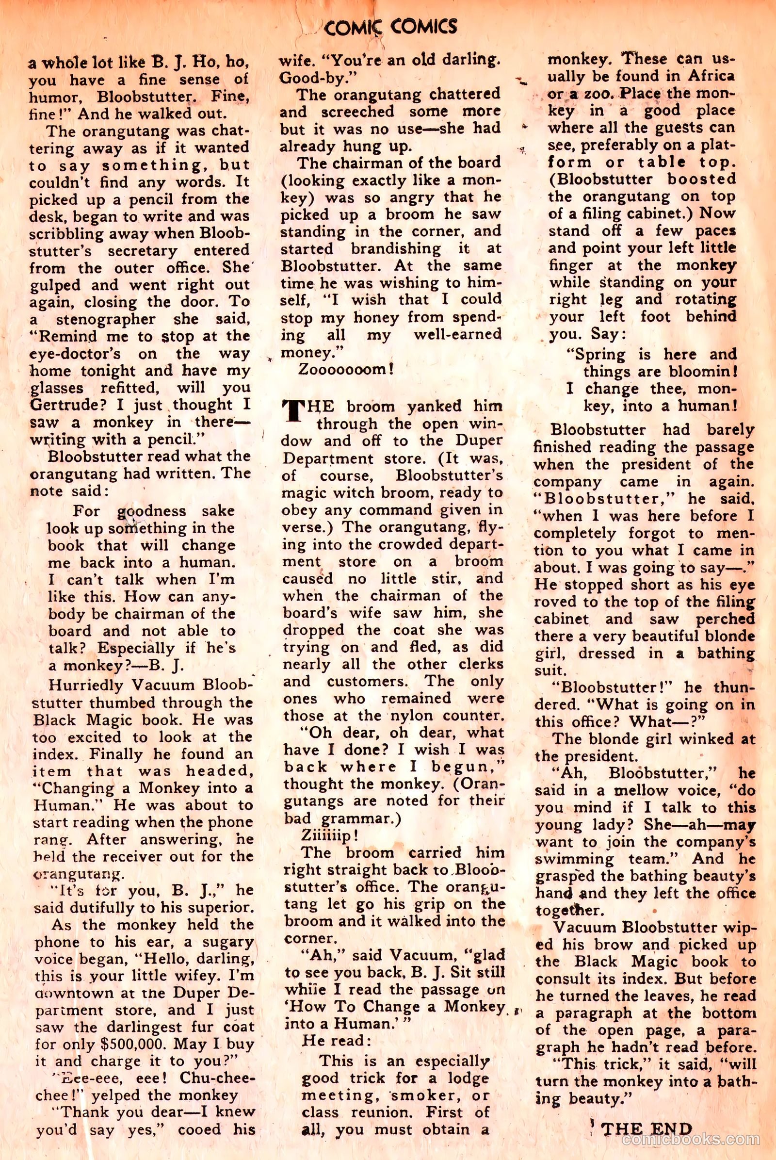 Comic Comics #7 (1946) — page 34 of 53