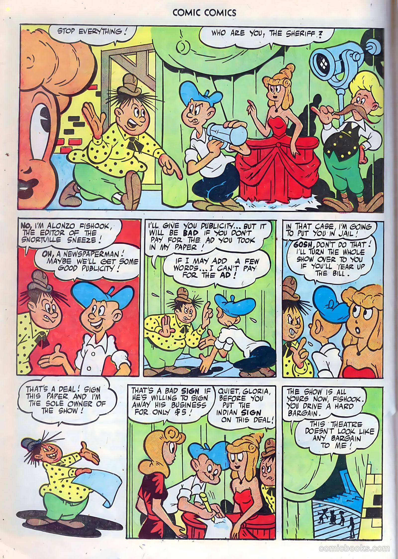 Comic Comics #9 (1946) — page 32 of 53