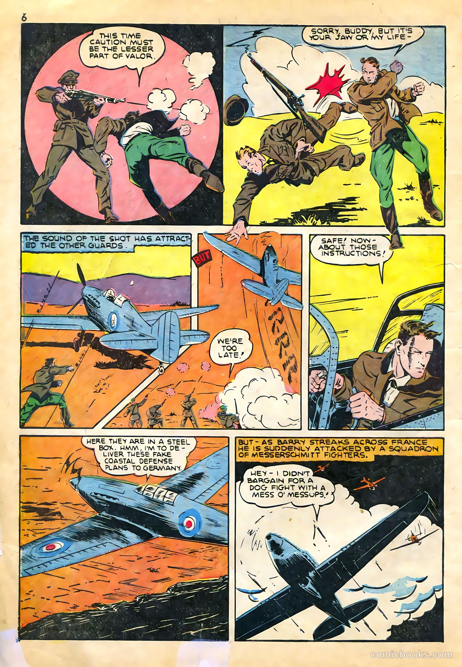 Air Fighters Comics #1 (1941) — page 8 of 68