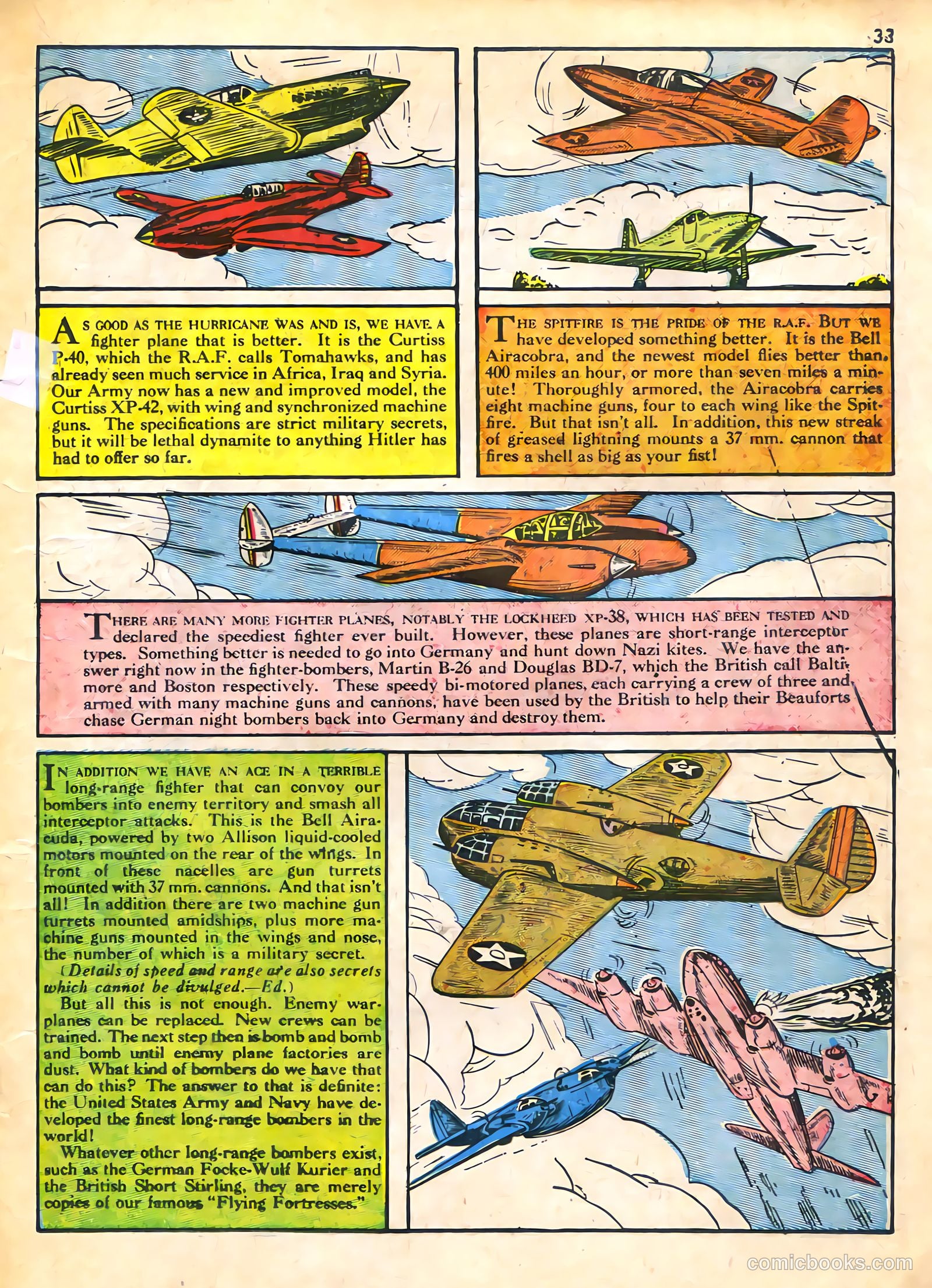 Air Fighters Comics #1 (1941) — page 35 of 68