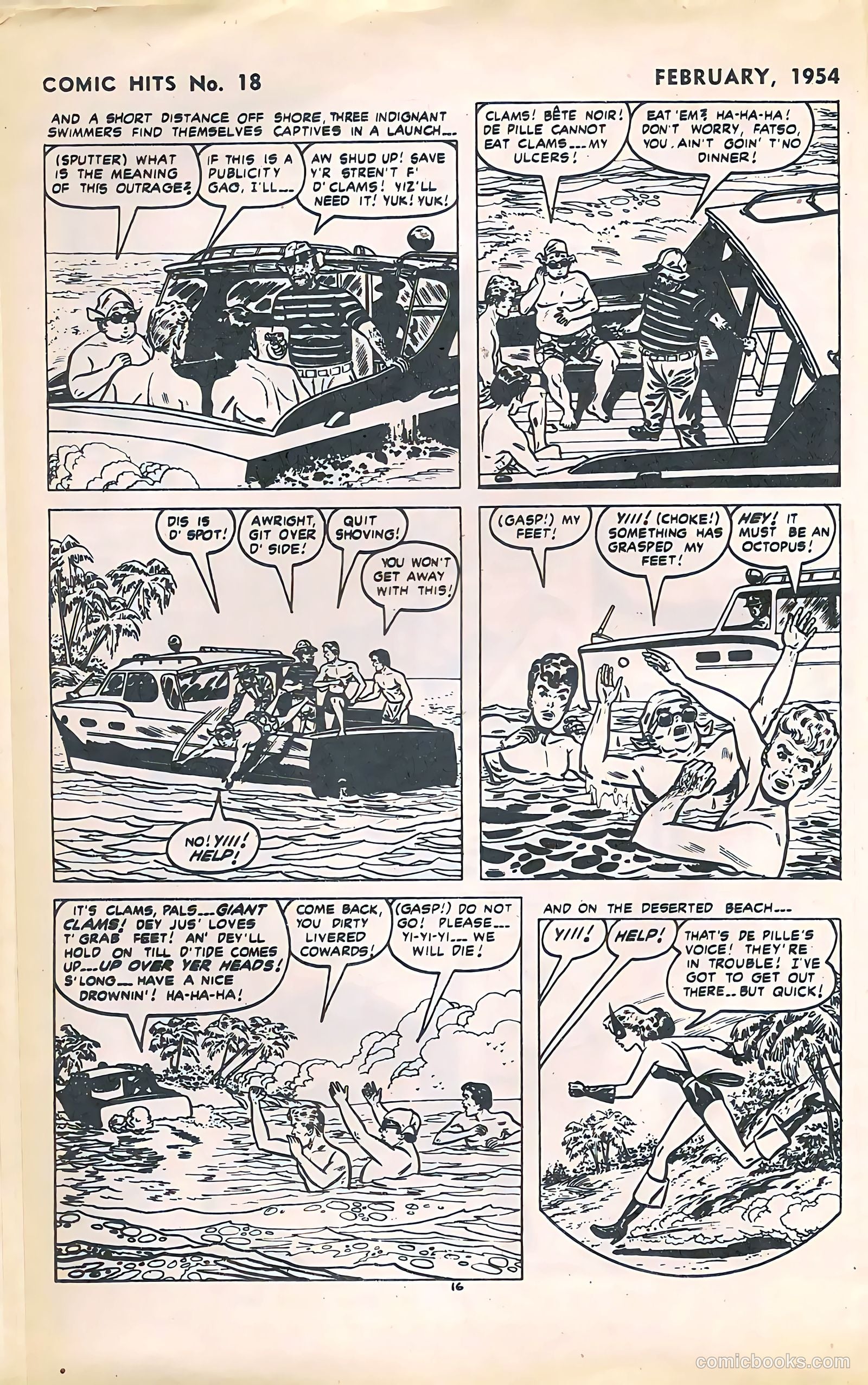 Comic Hits #18 (1954) — page 16 of 24