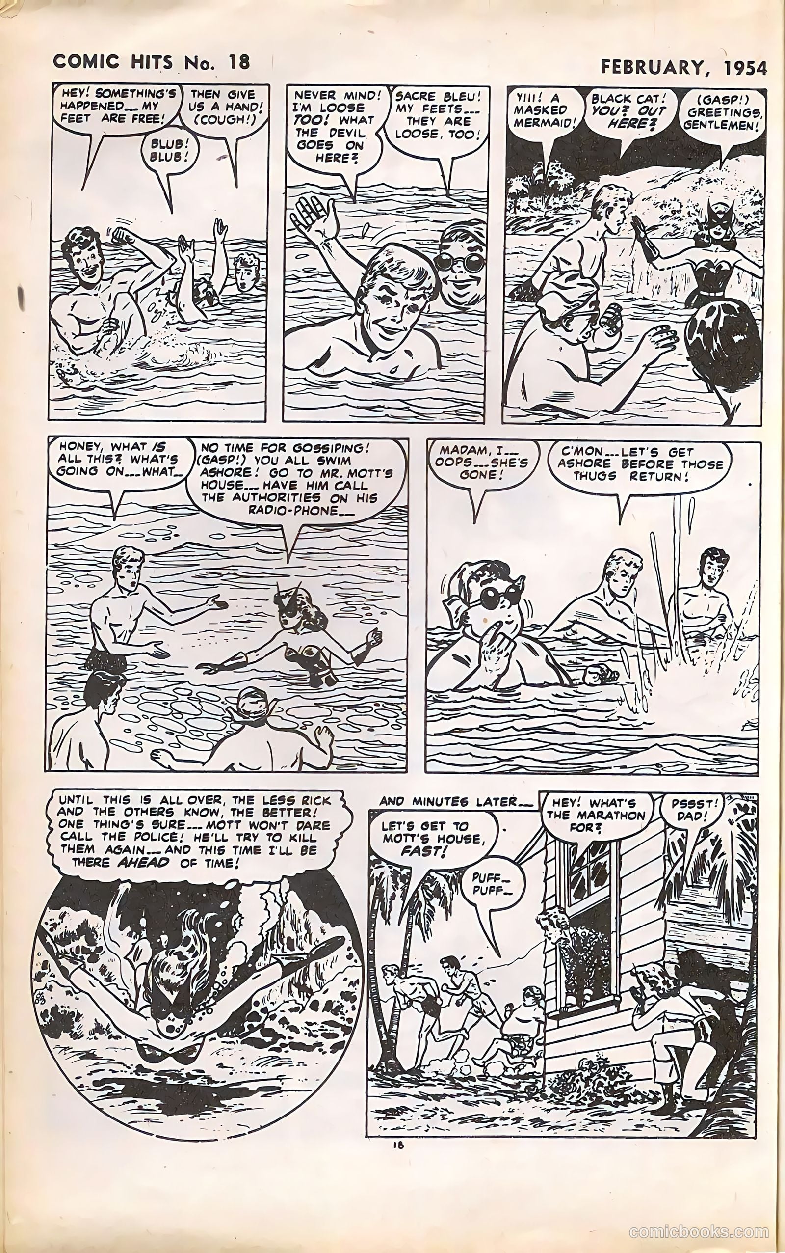 Comic Hits #18 (1954) — page 18 of 24
