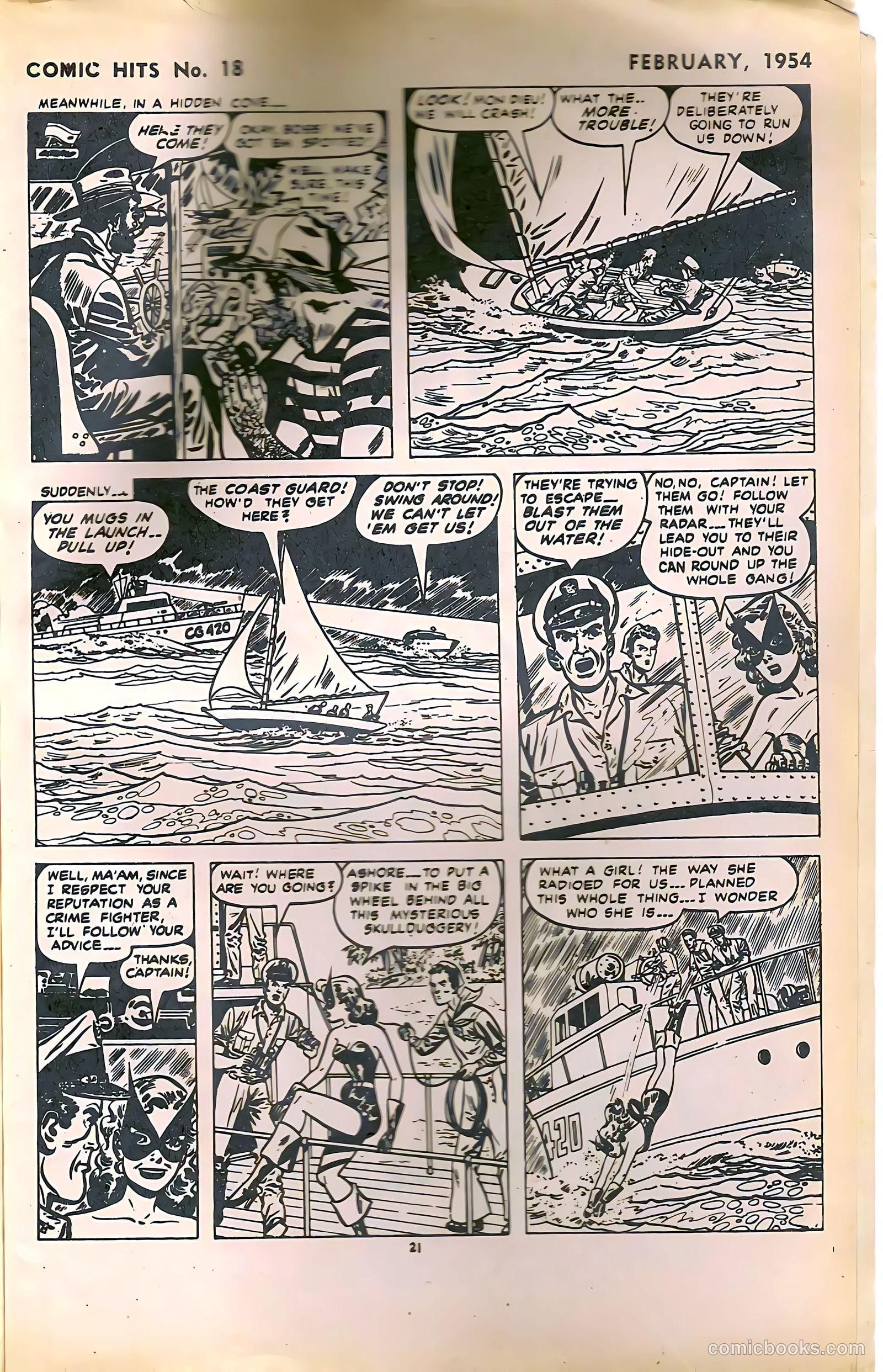 Comic Hits #18 (1954) — page 21 of 24