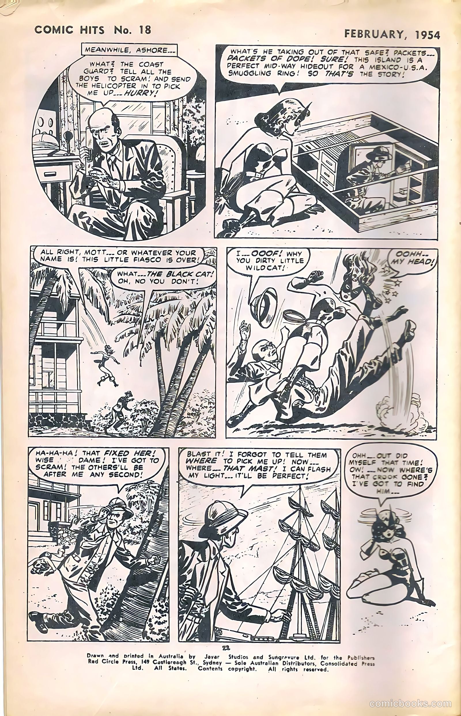 Comic Hits #18 (1954) — page 22 of 24