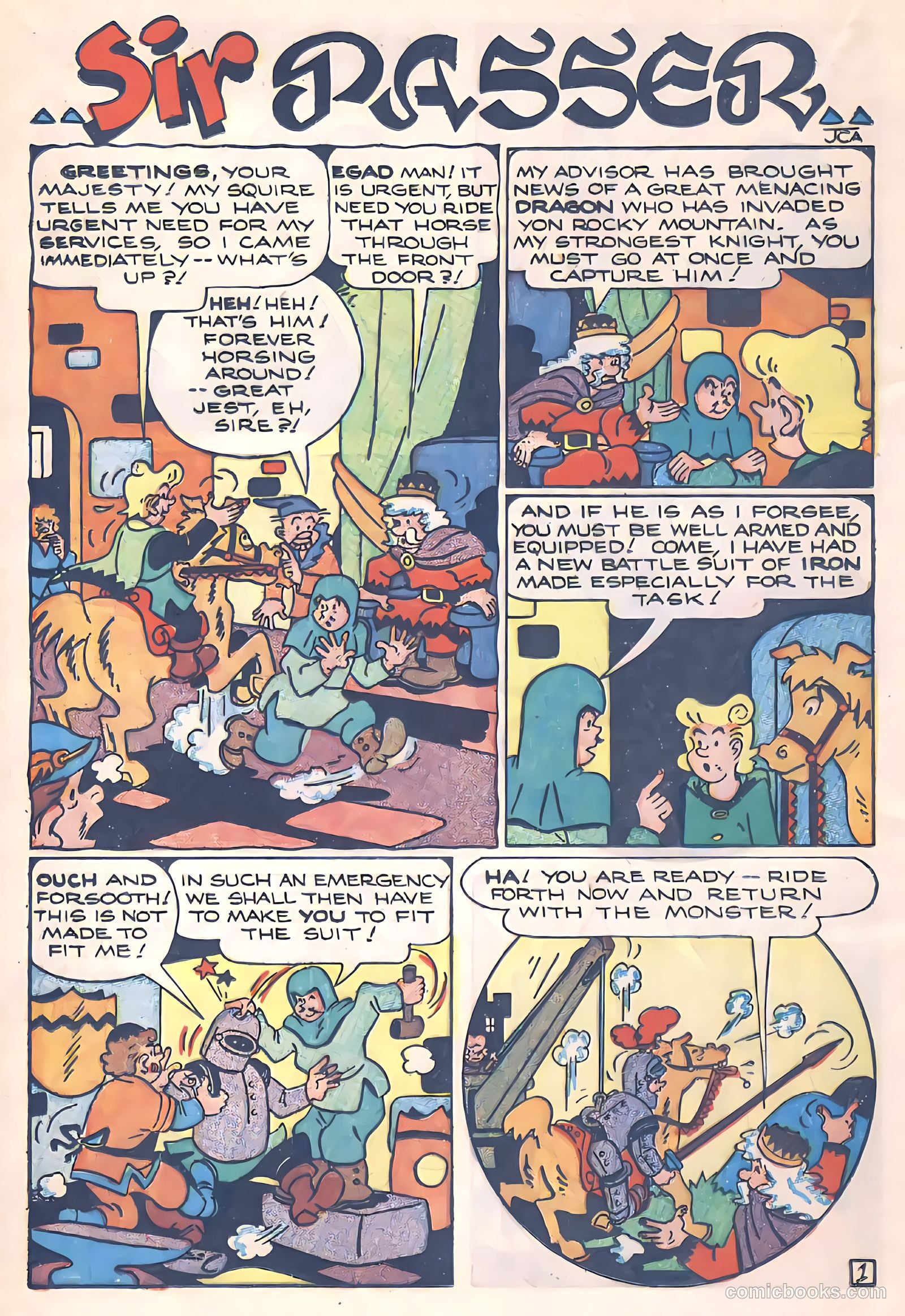 Comic Land #1 (1946) — page 20 of 52
