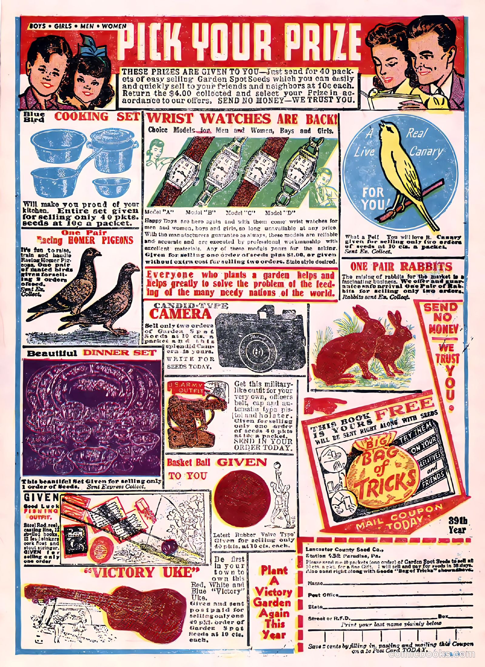 Comic Land #1 (1946) — page 52 of 52
