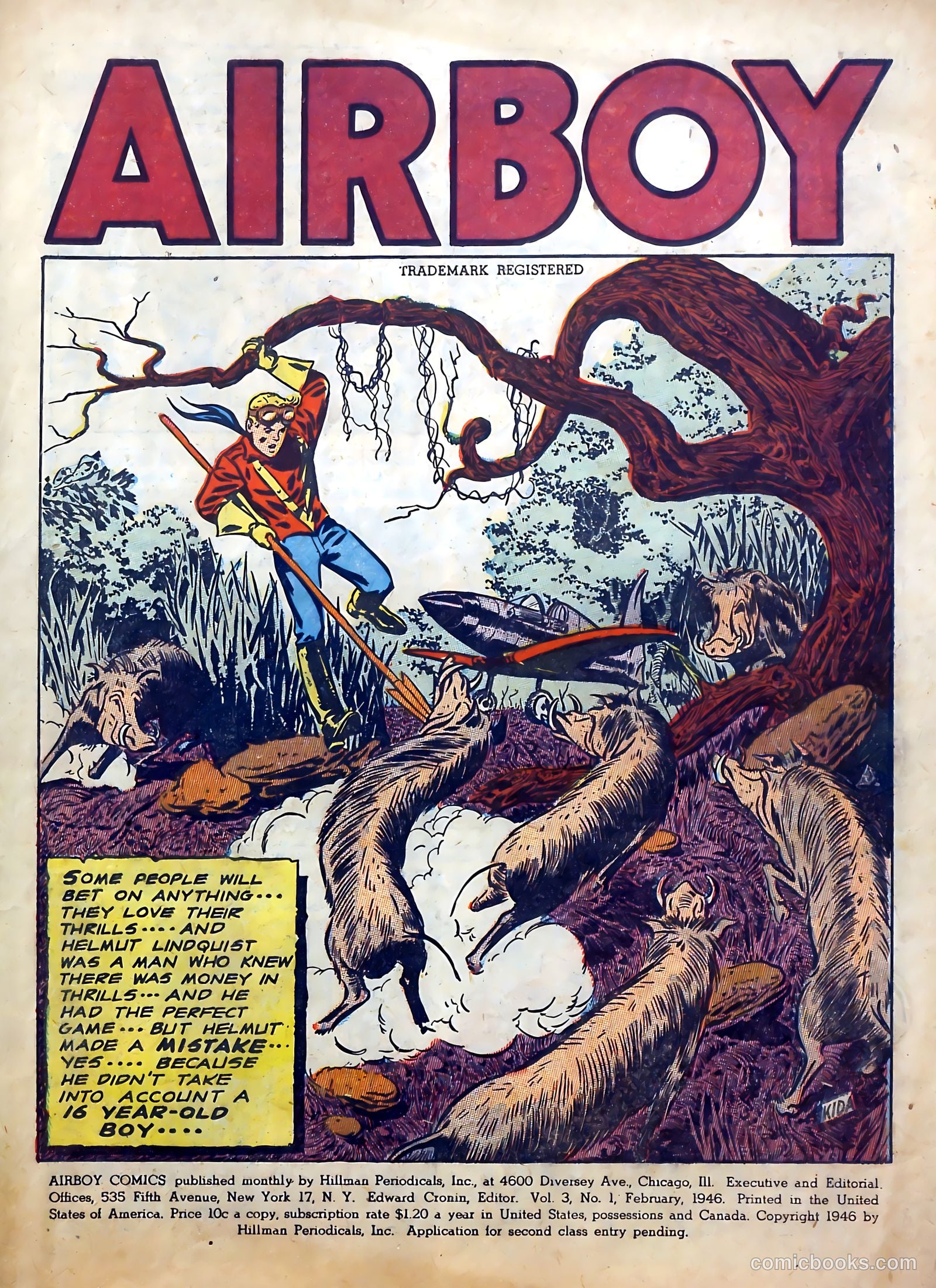Airboy Comics #1 (1953) — page 3 of 52