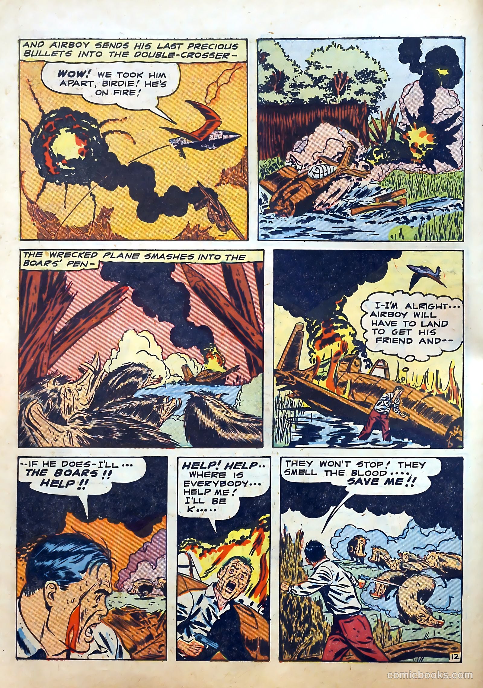 Airboy Comics #1 (1953) — page 14 of 52