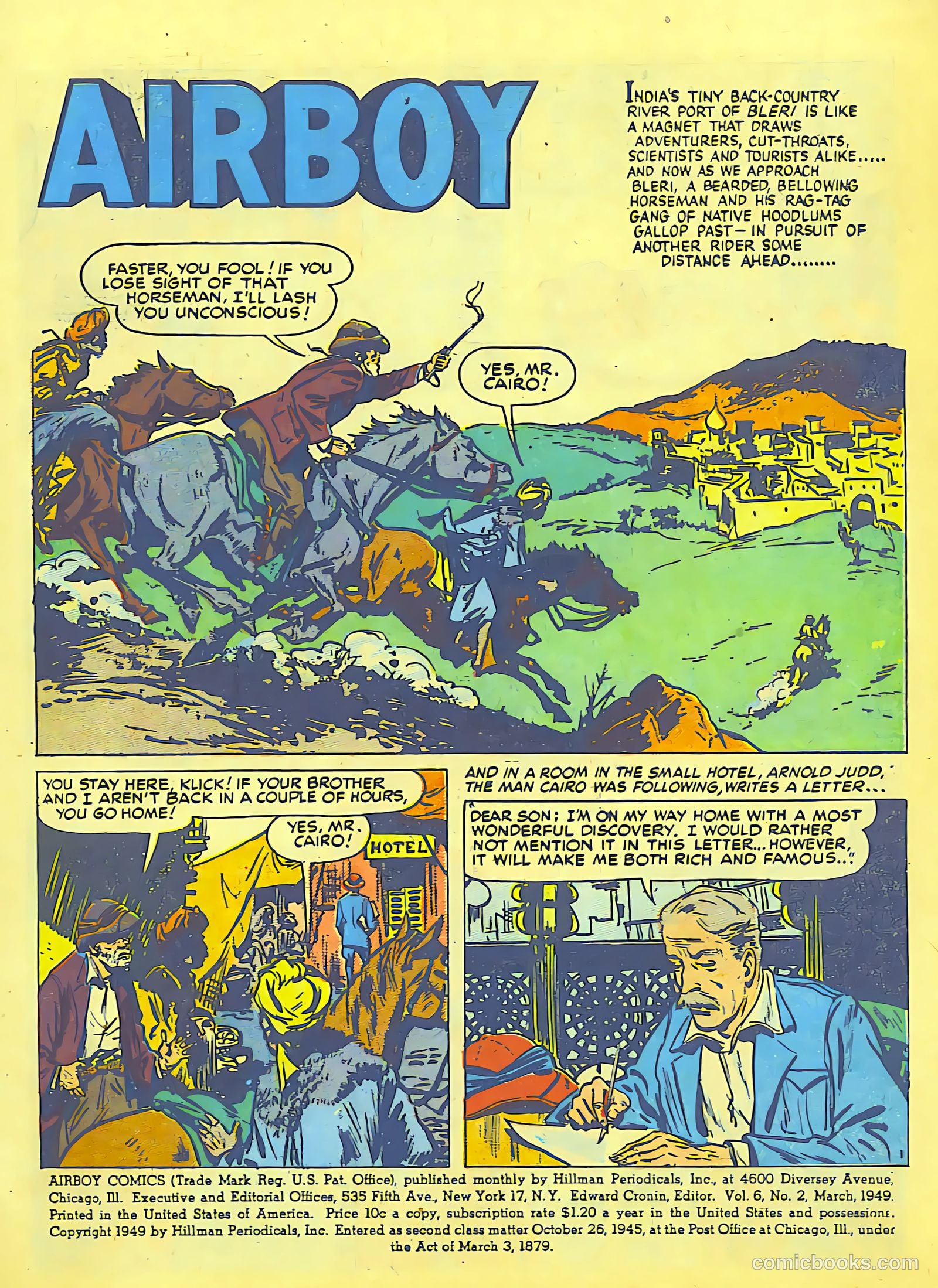 Airboy Comics #2 (1953) — page 3 of 52