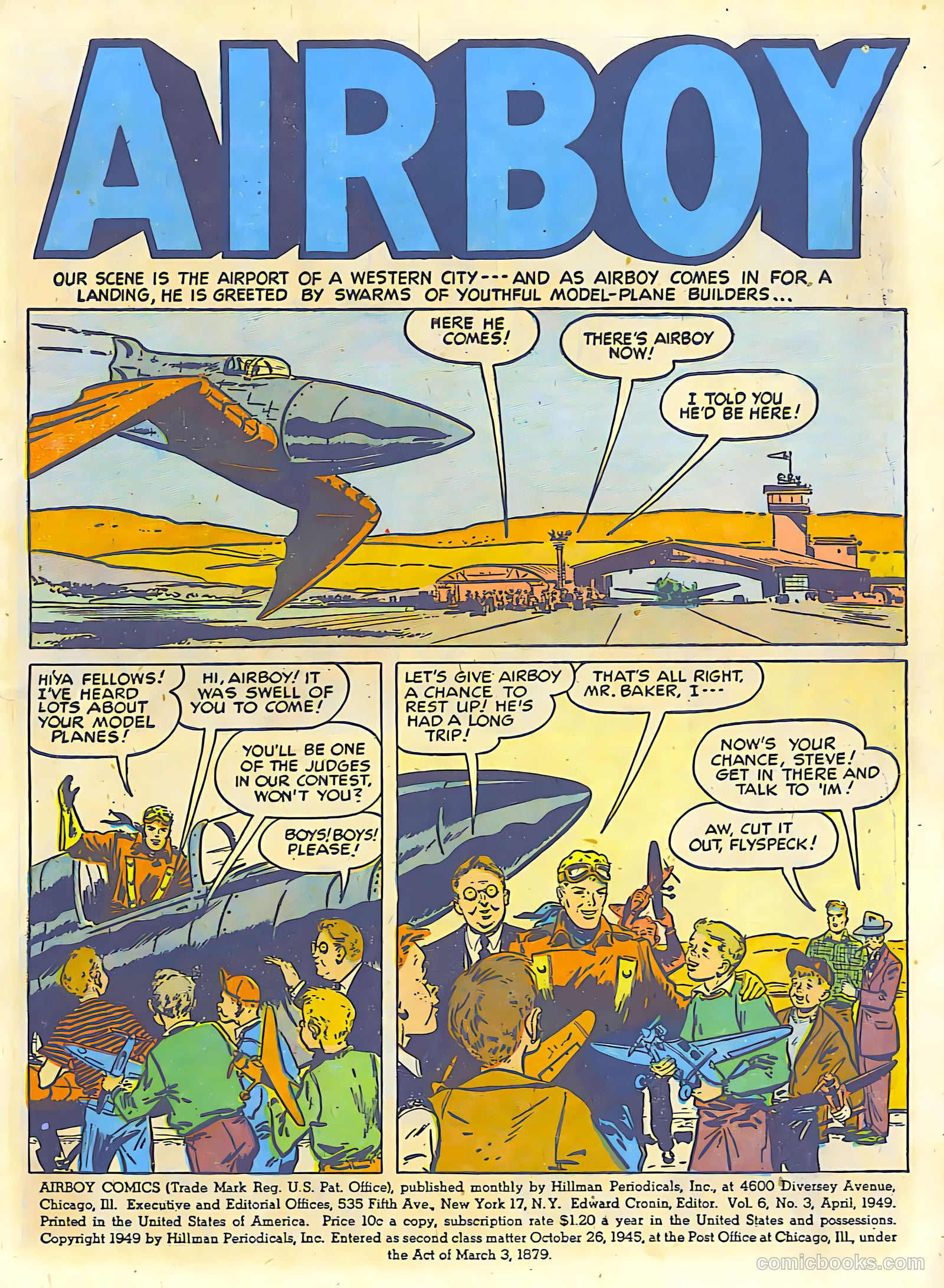 Airboy Comics #3 (1949) — page 3 of 52