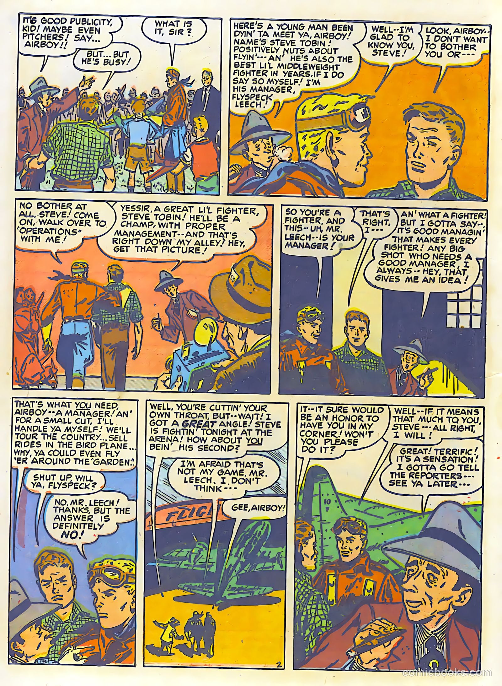 Airboy Comics #3 (1949) — page 4 of 52