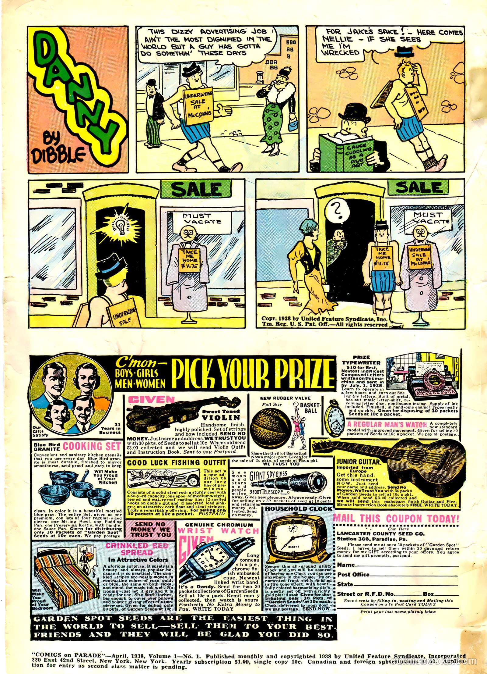 Comics on Parade #1 (1952) — page 2 of 58