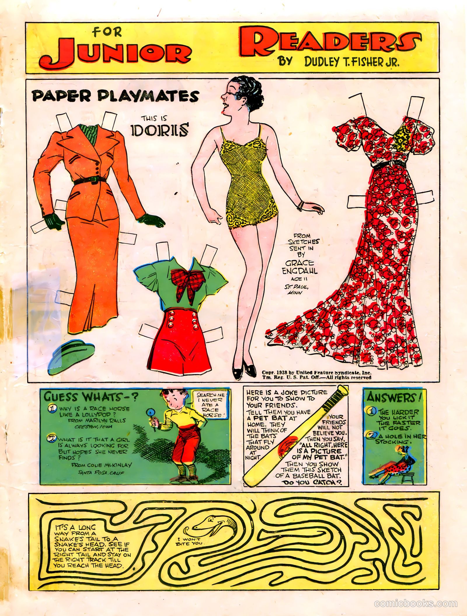 Comics on Parade #1 (1952) — page 30 of 58