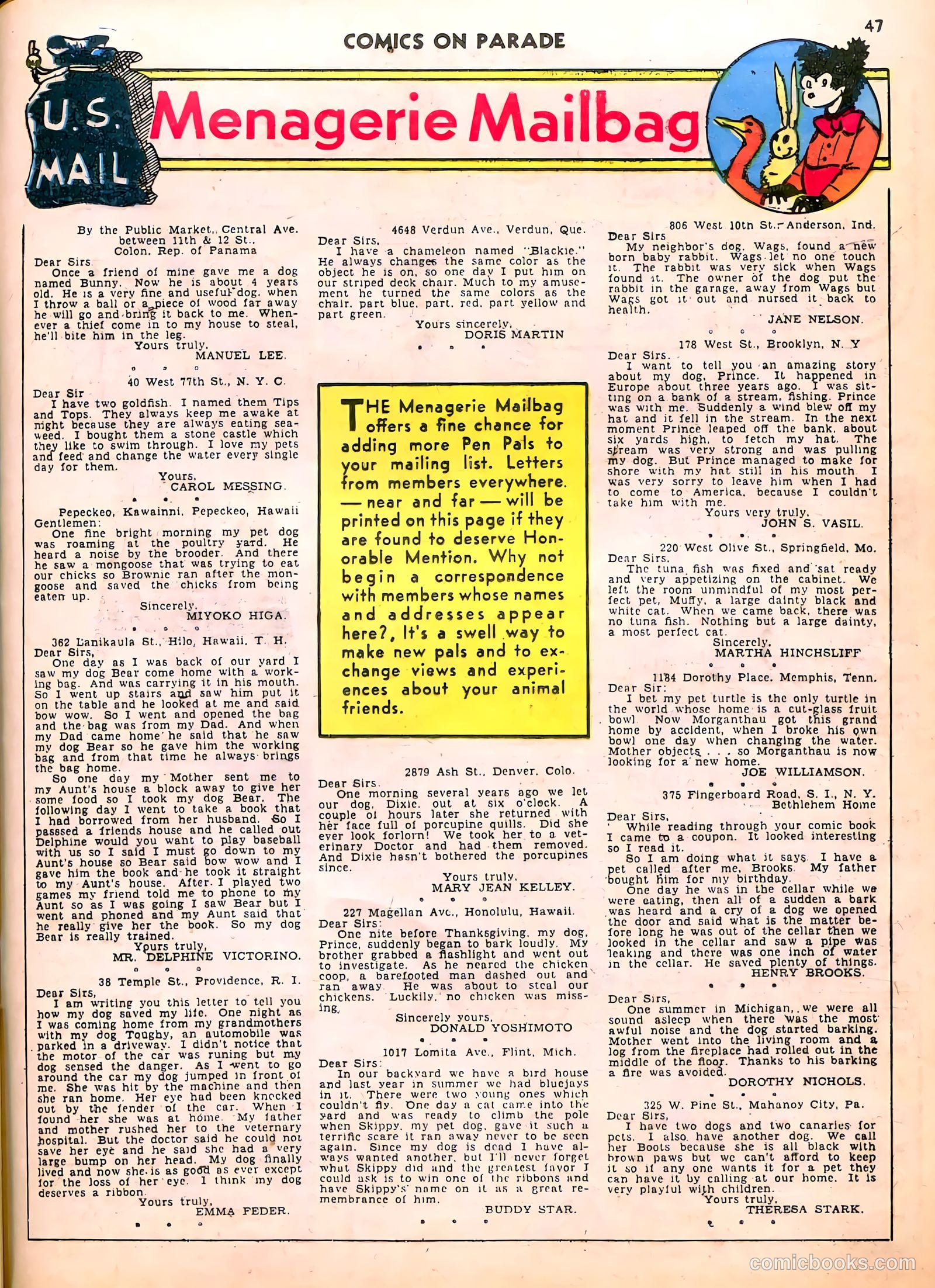 Comics on Parade #18 — page 40 of 55