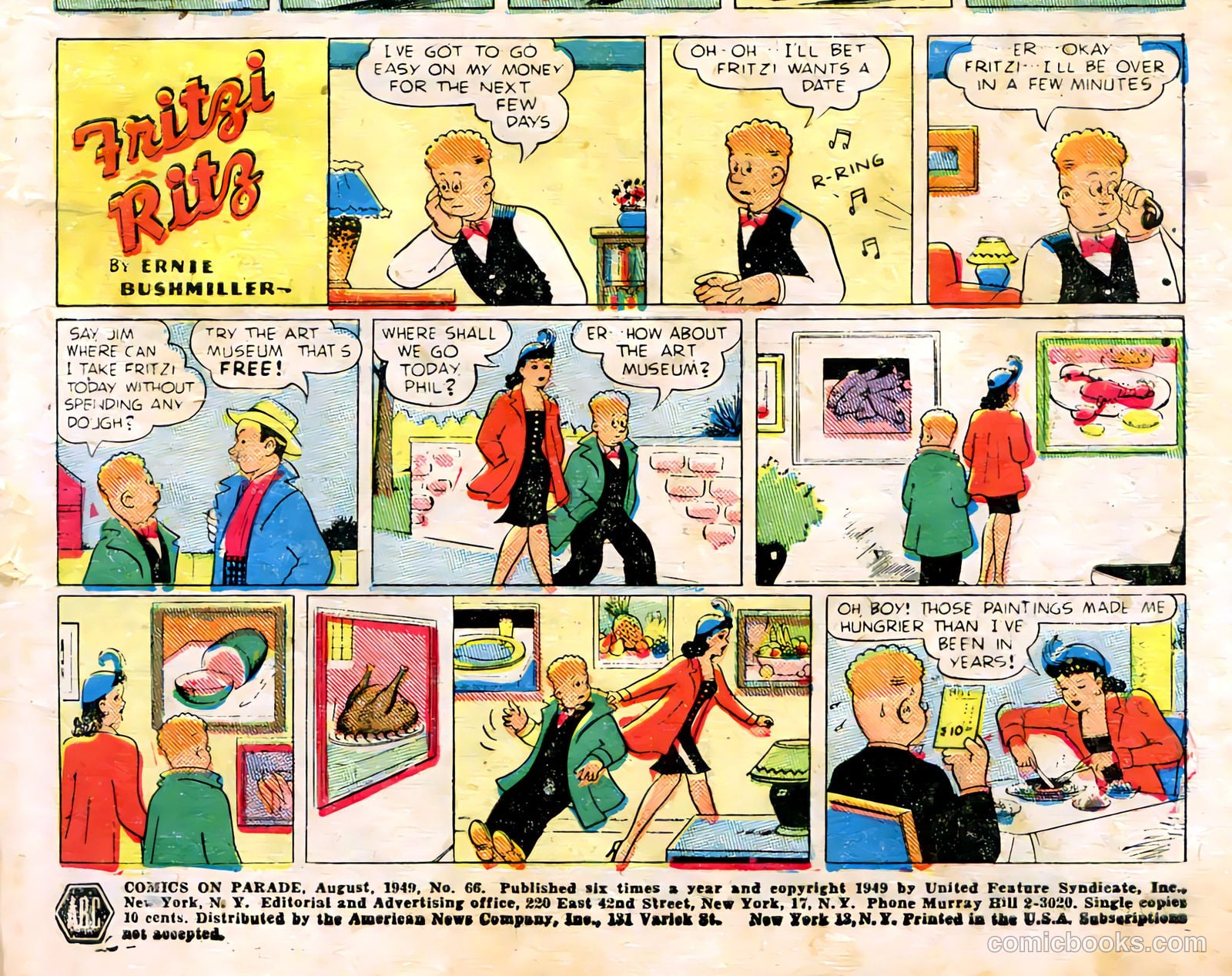 Comics on Parade #66 (1949) — page 3 of 24
