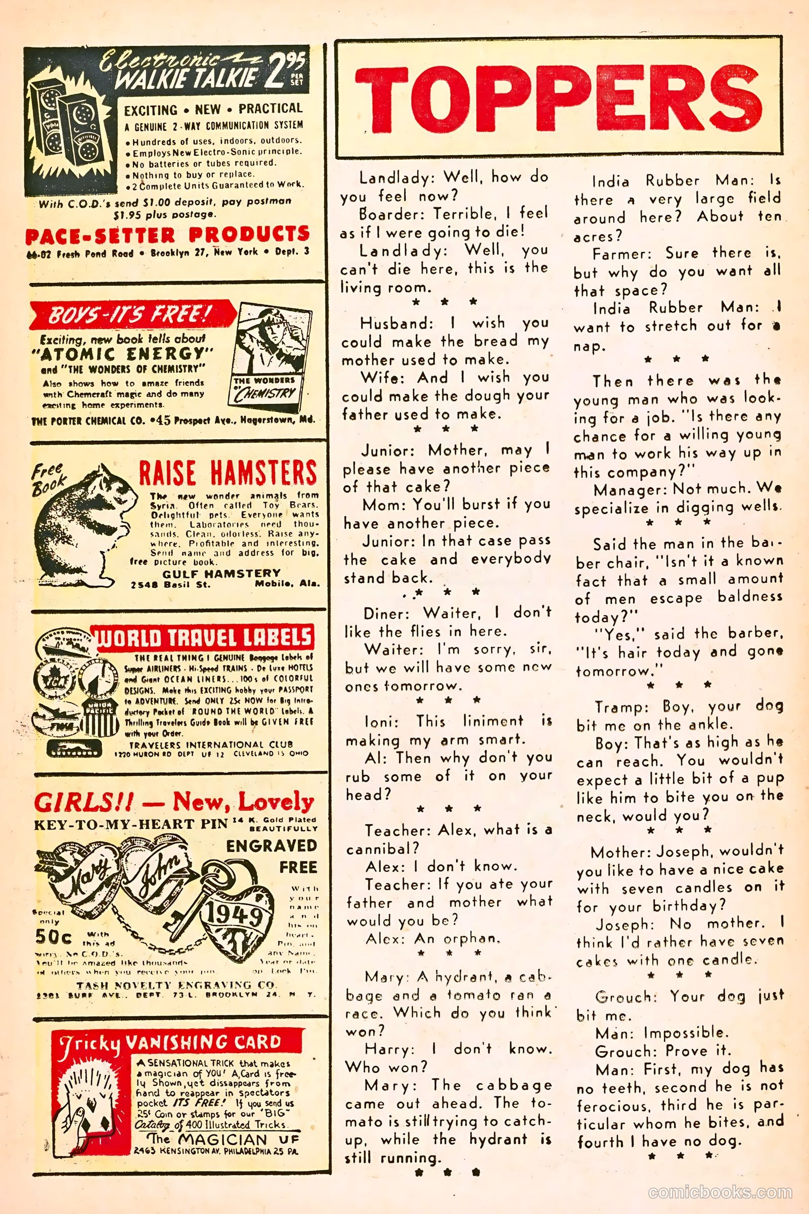 Comics on Parade #69 (1949) — page 20 of 24