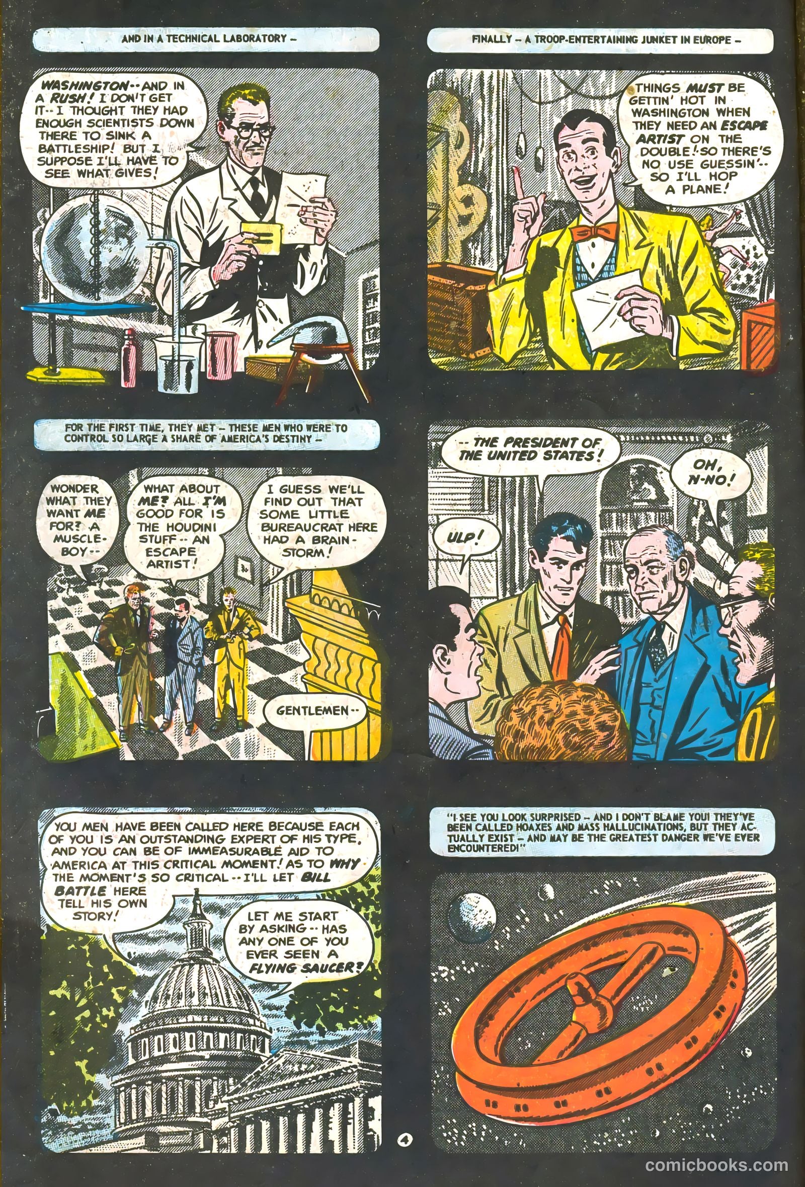 Commander Battle and the Atomic Sub #1 (1954) — page 6 of 36