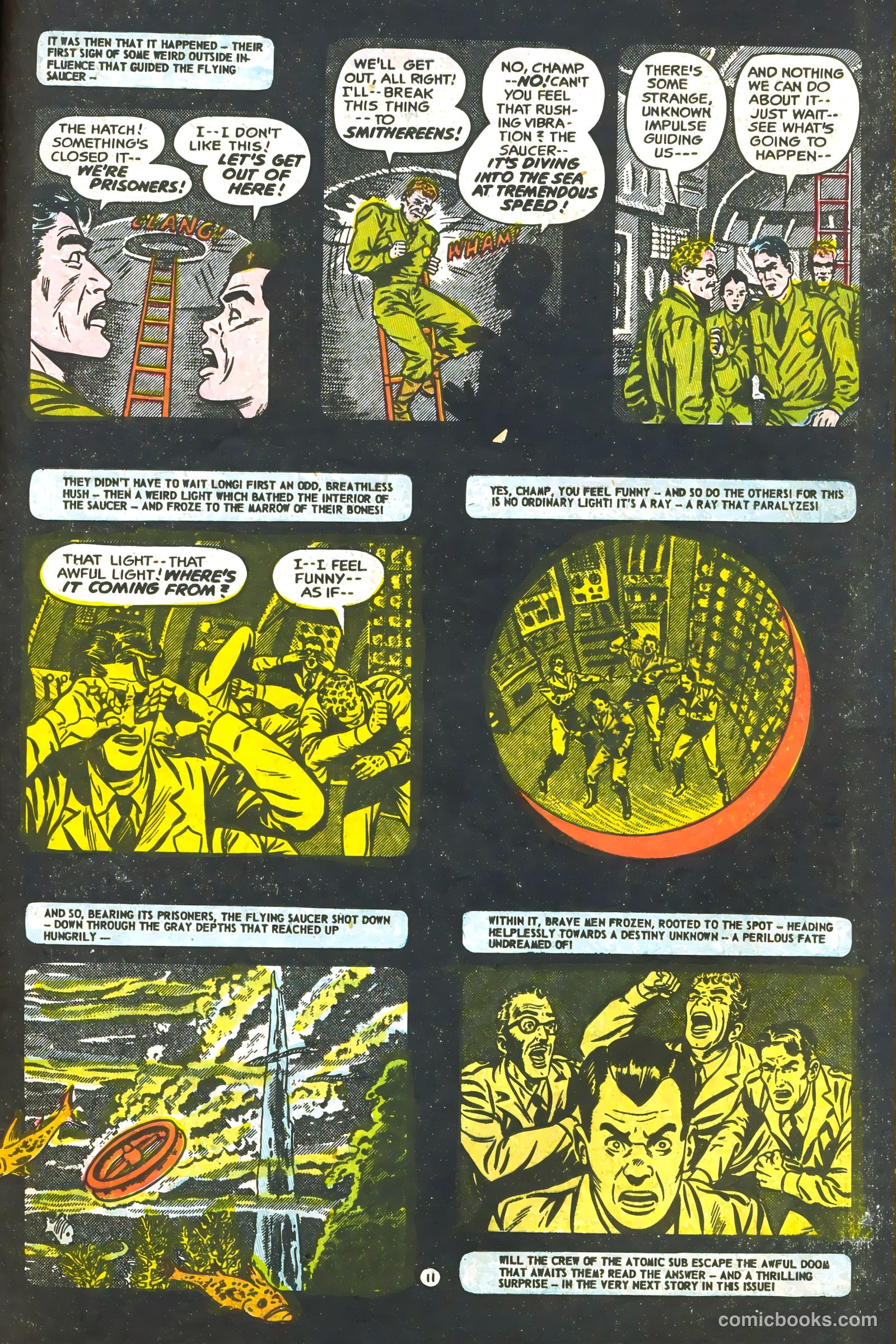 Commander Battle and the Atomic Sub #1 (1954) — page 13 of 36