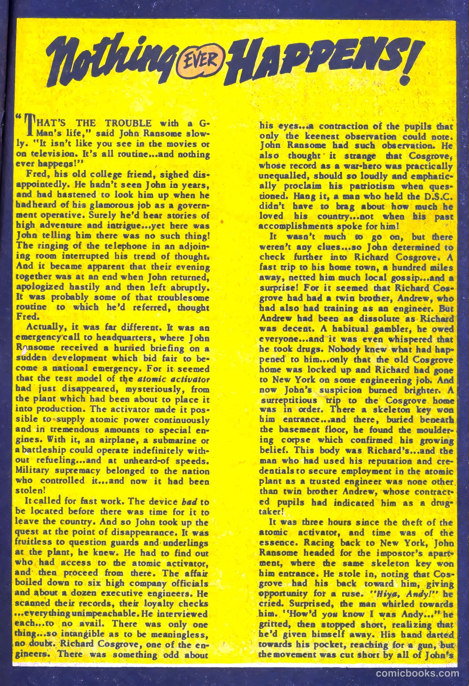 Commander Battle and the Atomic Sub #1 (1954) — page 25 of 36