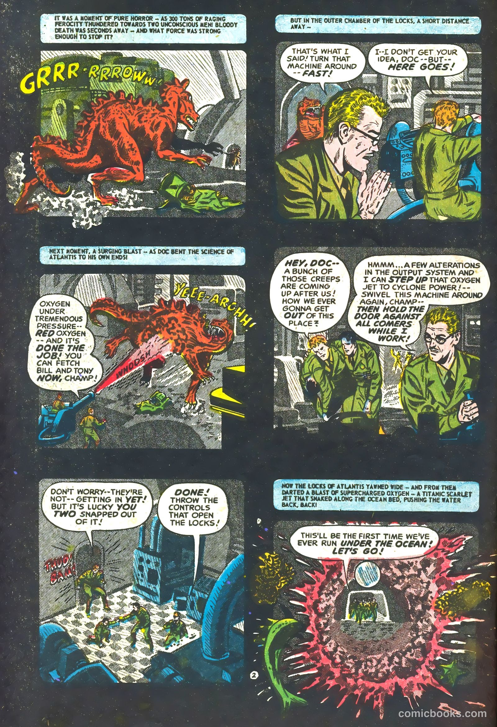Commander Battle and the Atomic Sub #1 (1954) — page 28 of 36