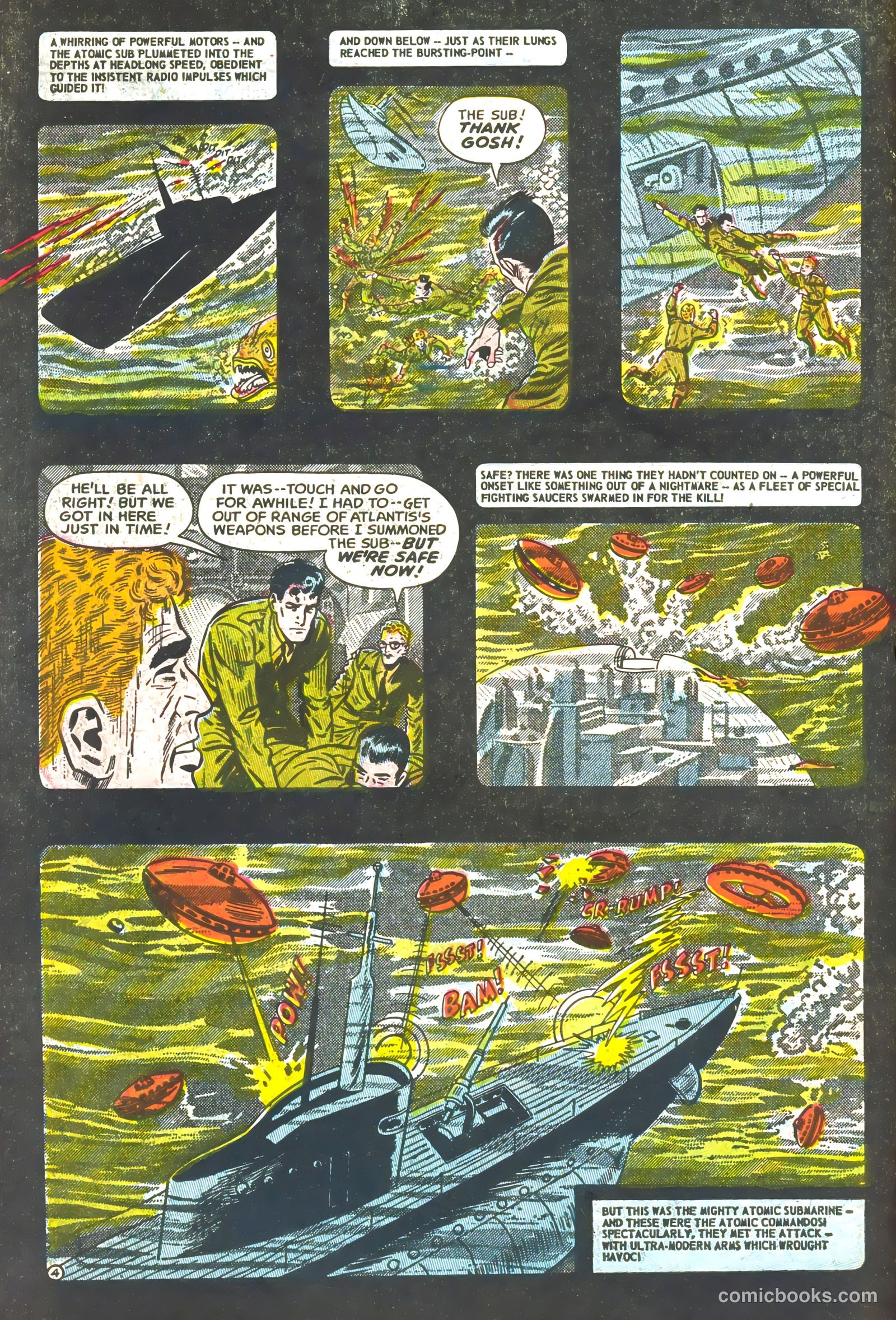 Commander Battle and the Atomic Sub #1 (1954) — page 30 of 36