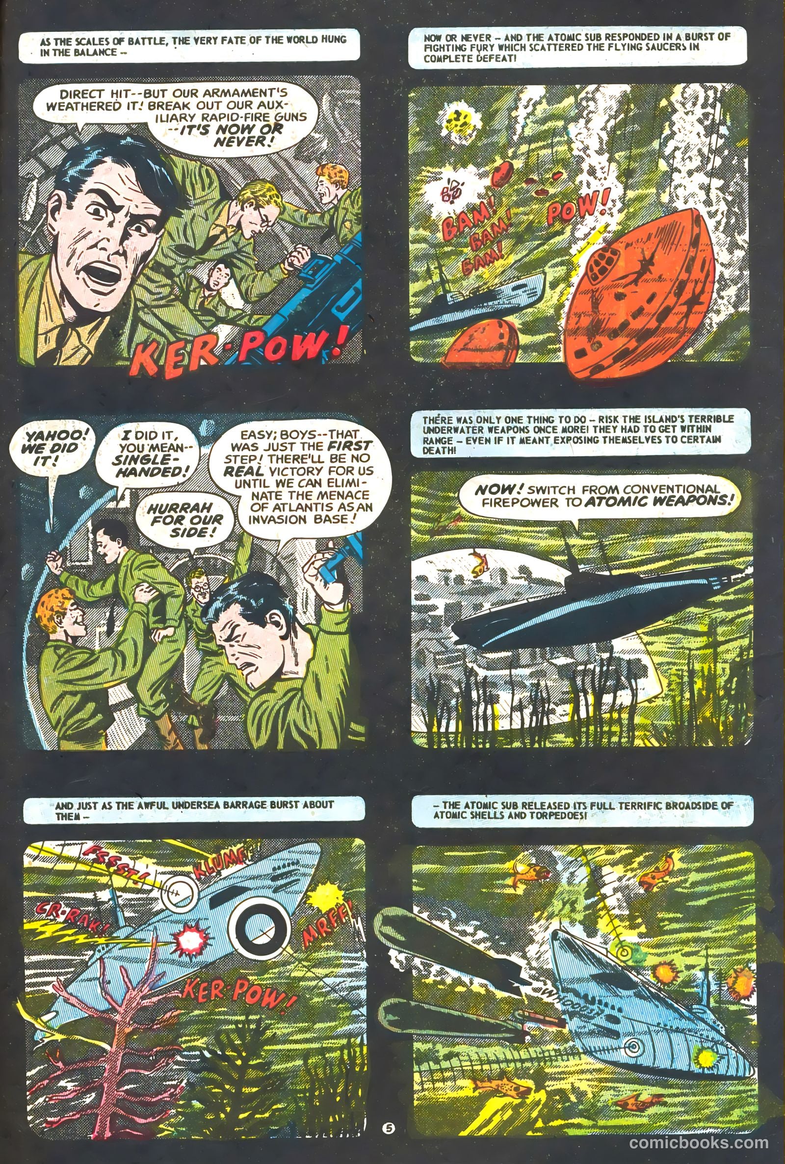 Commander Battle and the Atomic Sub #1 (1954) — page 31 of 36