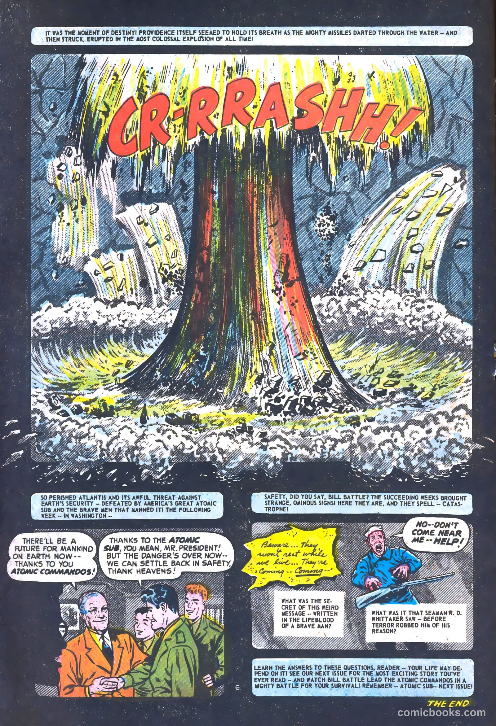 Commander Battle and the Atomic Sub #1 (1954) — page 32 of 36