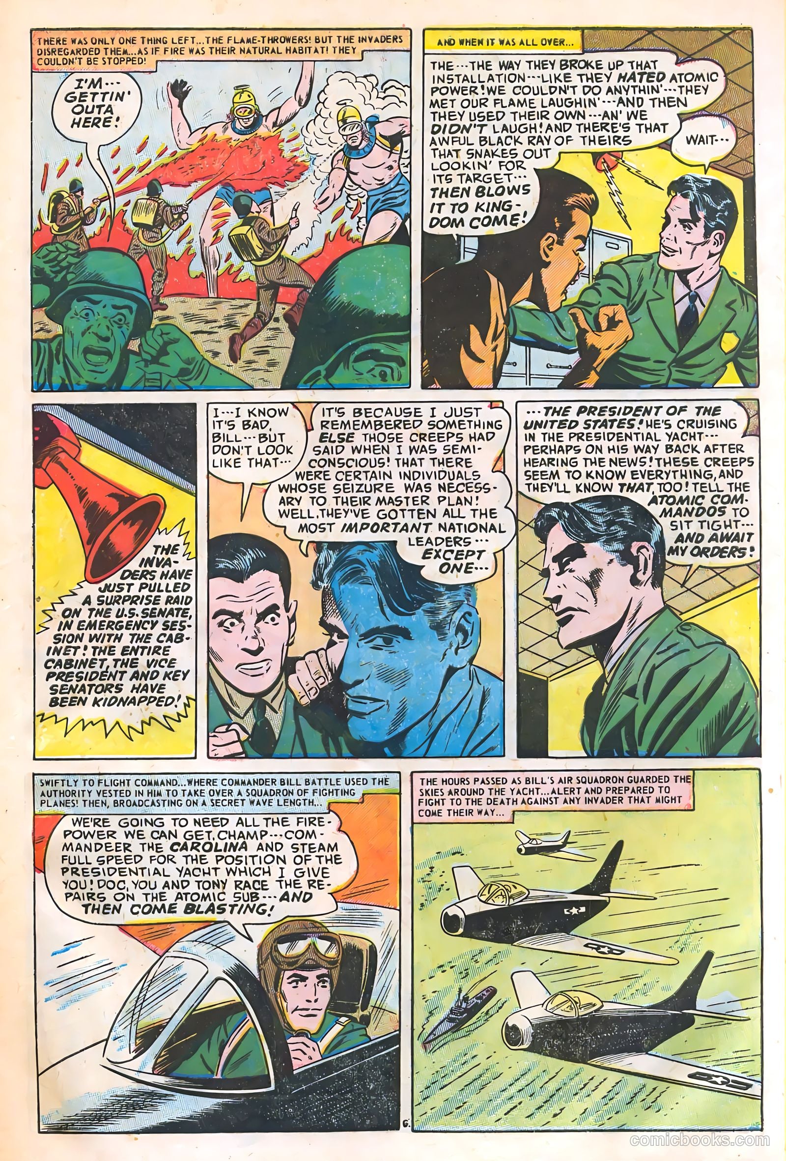 Commander Battle and the Atomic Sub #2 (1954) — page 9 of 36
