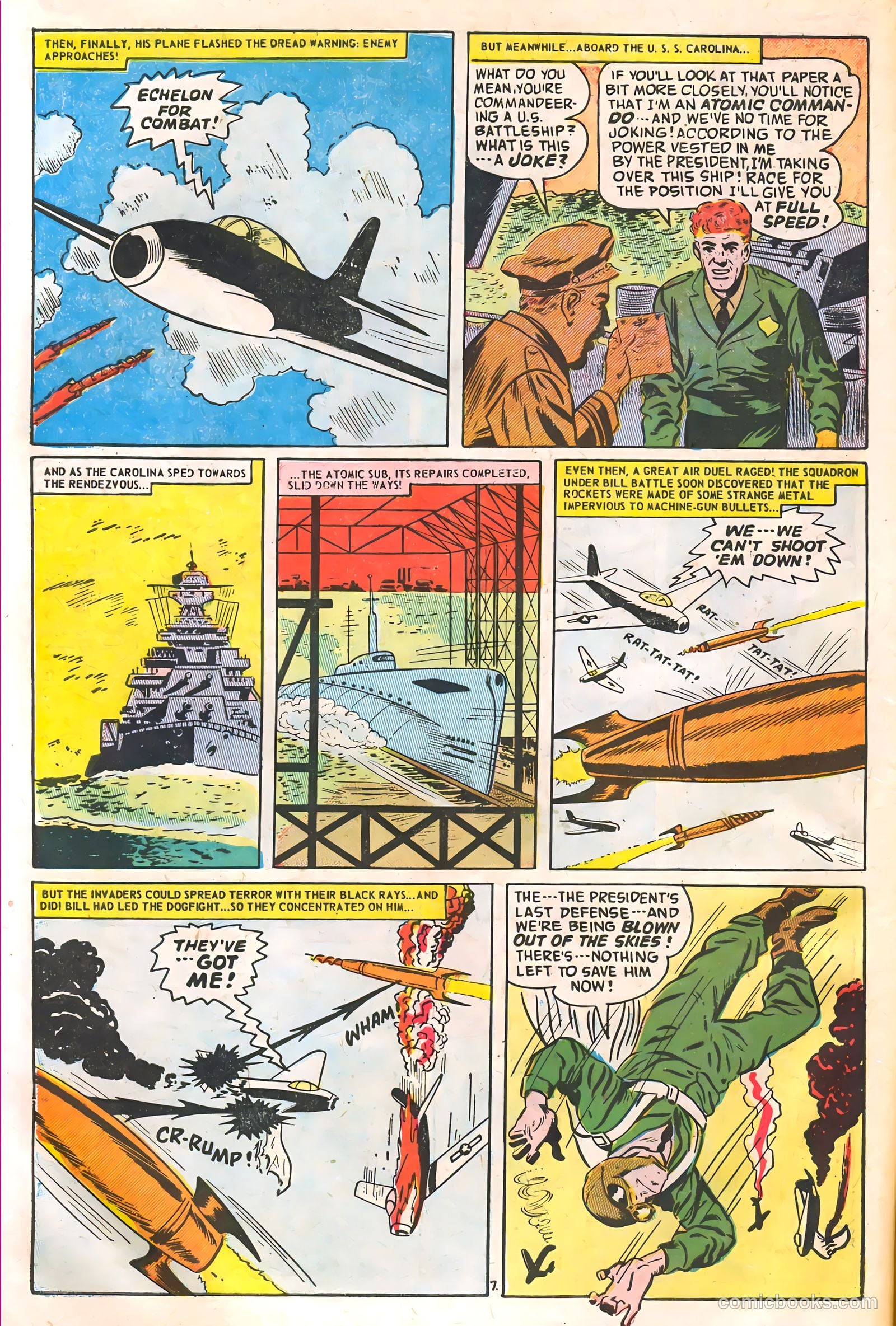 Commander Battle and the Atomic Sub #2 (1954) — page 10 of 36