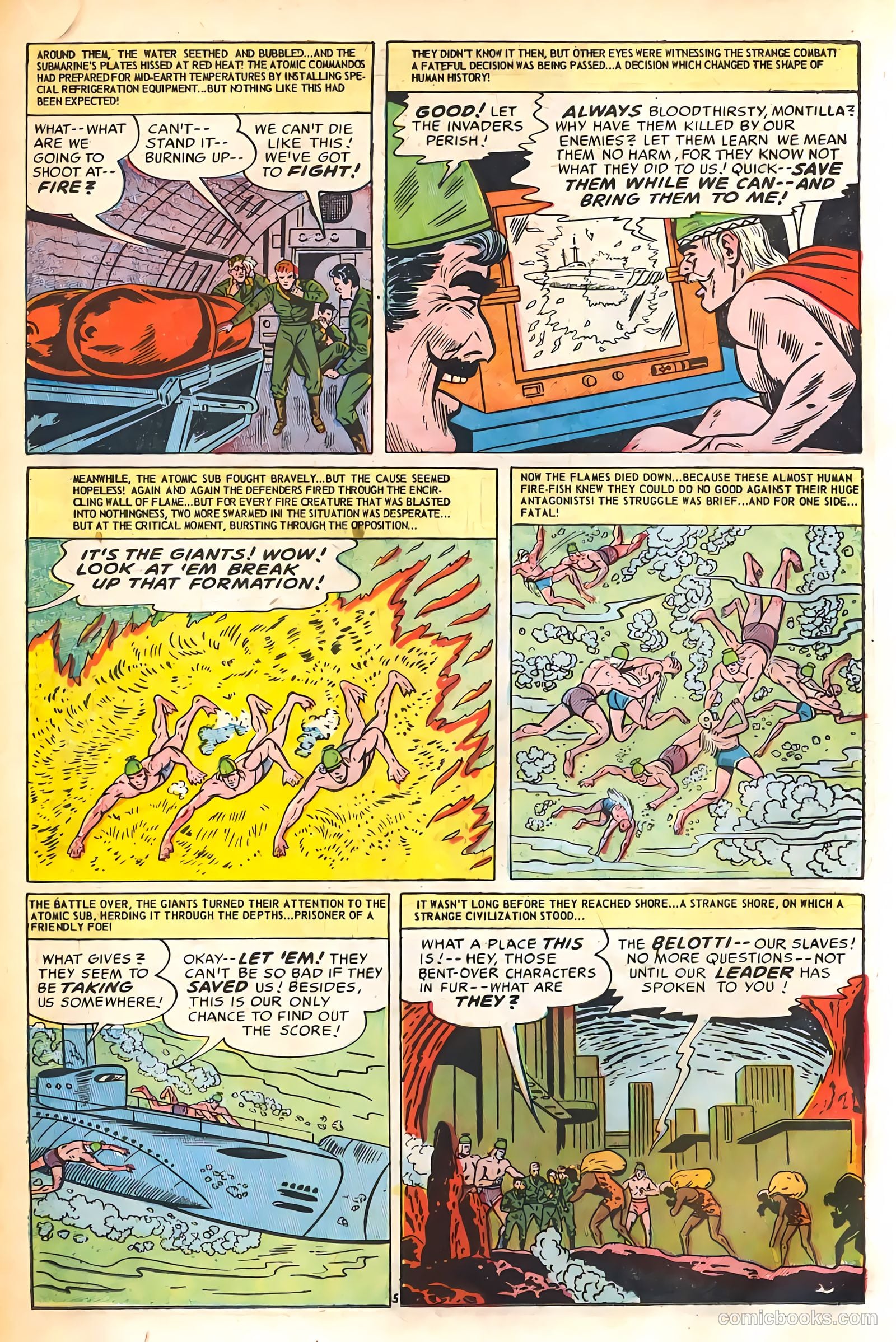 Commander Battle and the Atomic Sub #2 (1954) — page 19 of 36