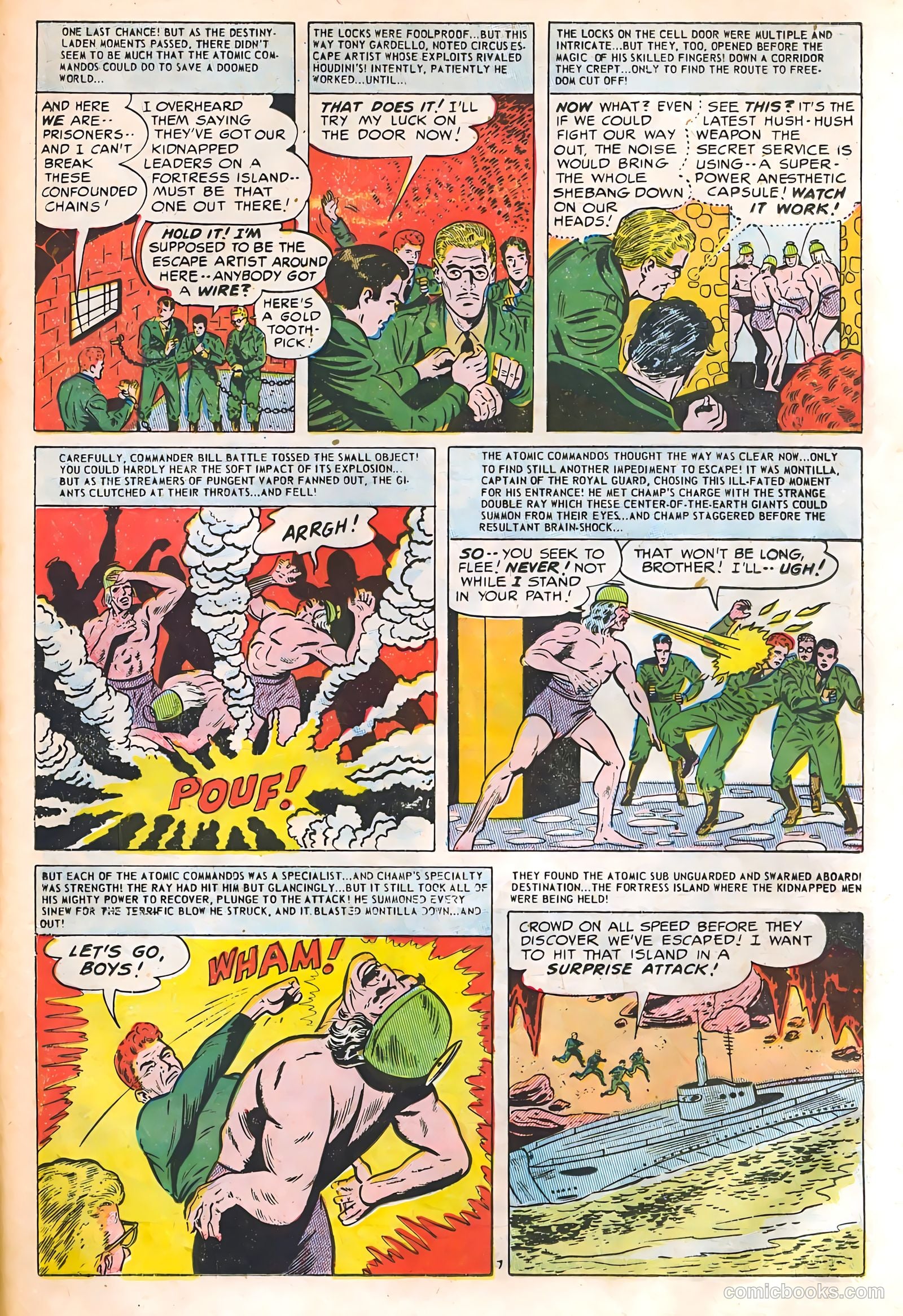 Commander Battle and the Atomic Sub #2 (1954) — page 21 of 36