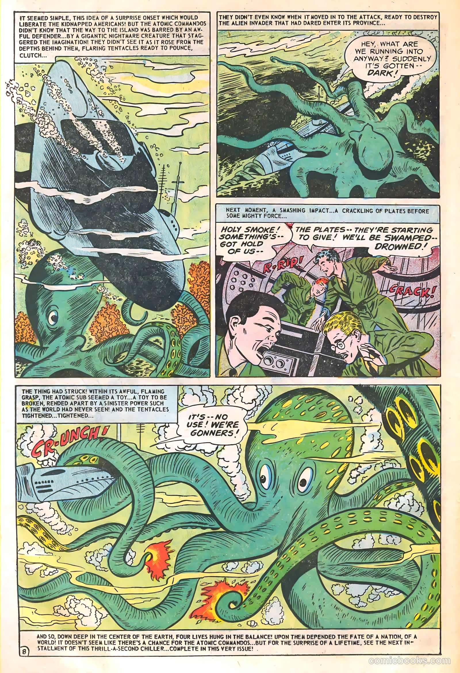 Commander Battle and the Atomic Sub #2 (1954) — page 22 of 36