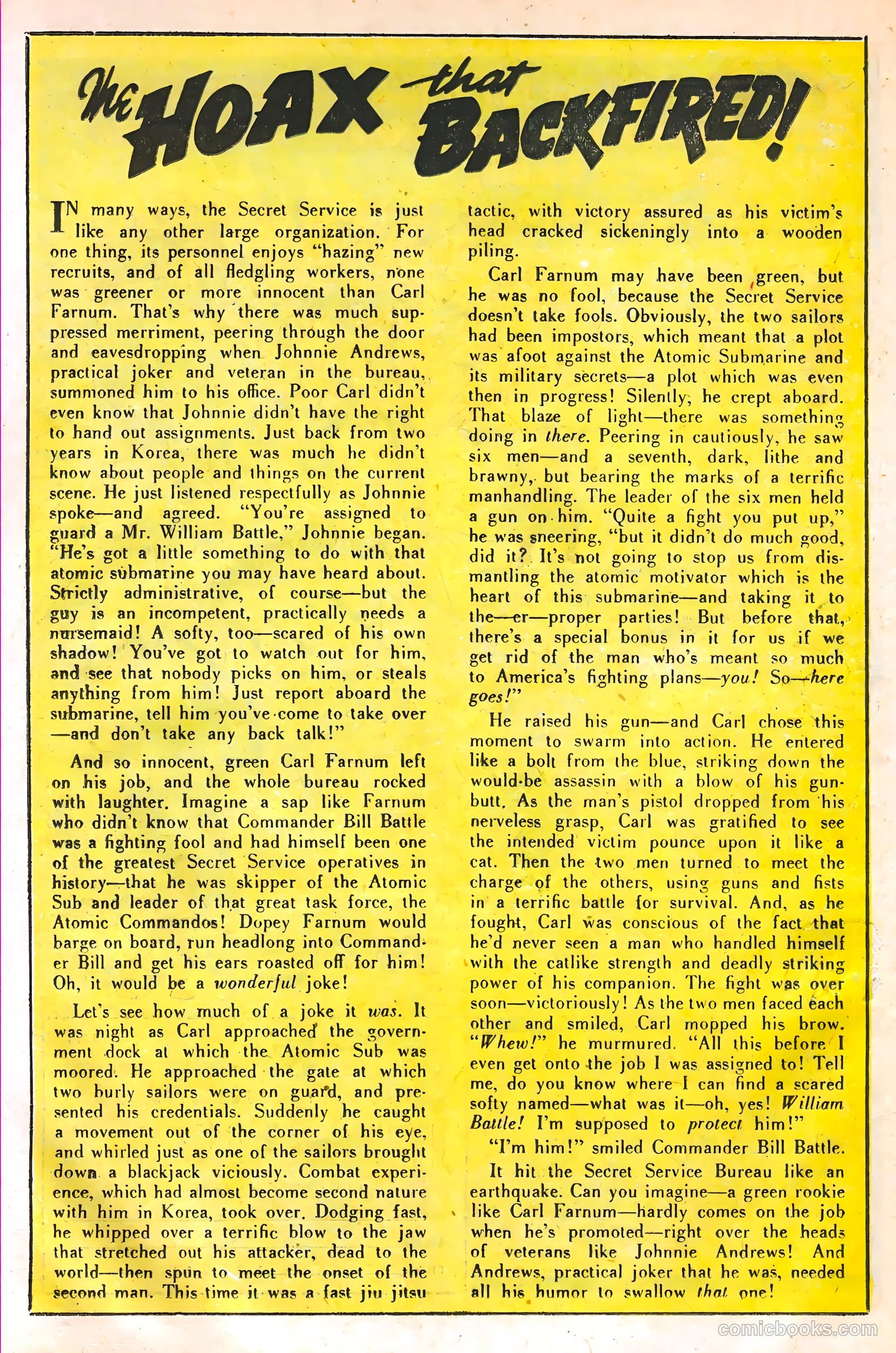 Commander Battle and the Atomic Sub #2 (1954) — page 24 of 36
