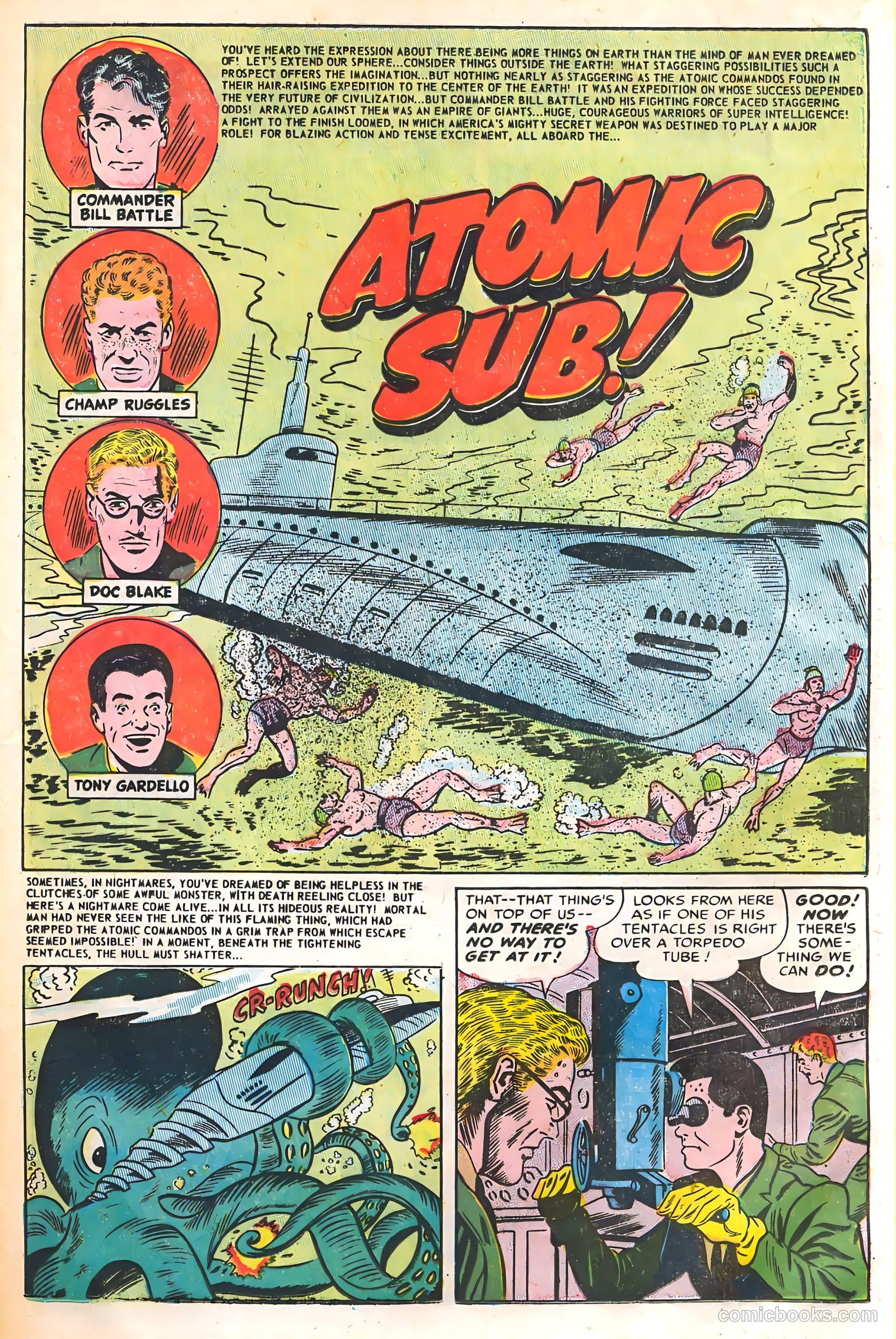Commander Battle and the Atomic Sub #2 (1954) — page 25 of 36