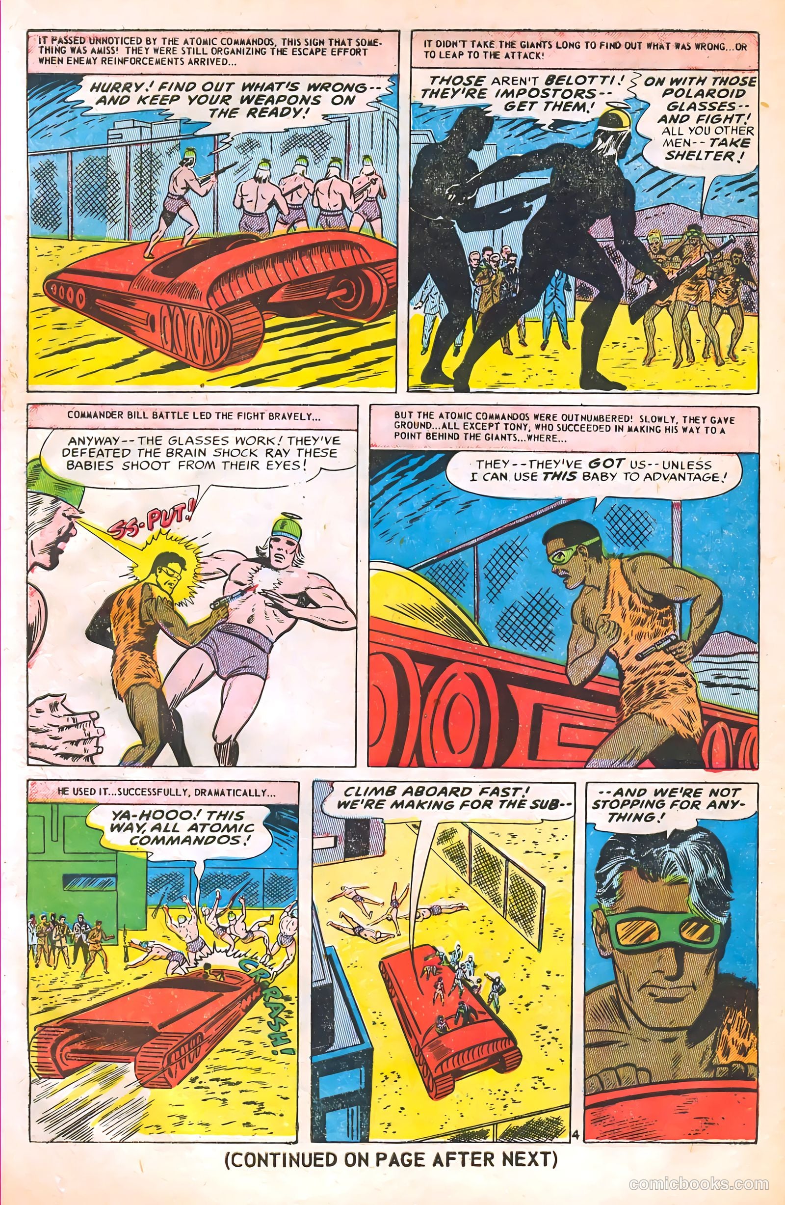 Commander Battle and the Atomic Sub #2 (1954) — page 28 of 36