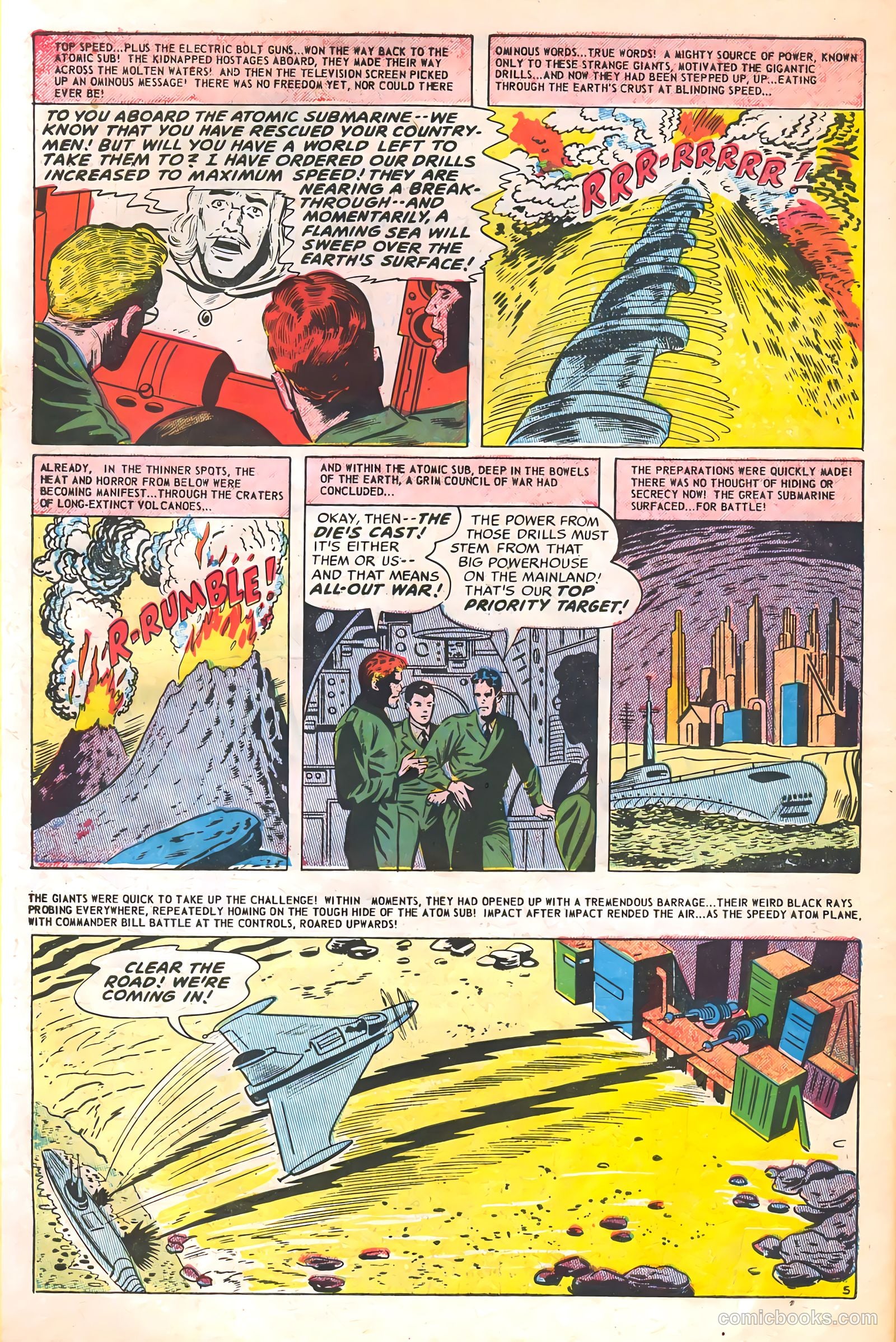 Commander Battle and the Atomic Sub #2 (1954) — page 30 of 36