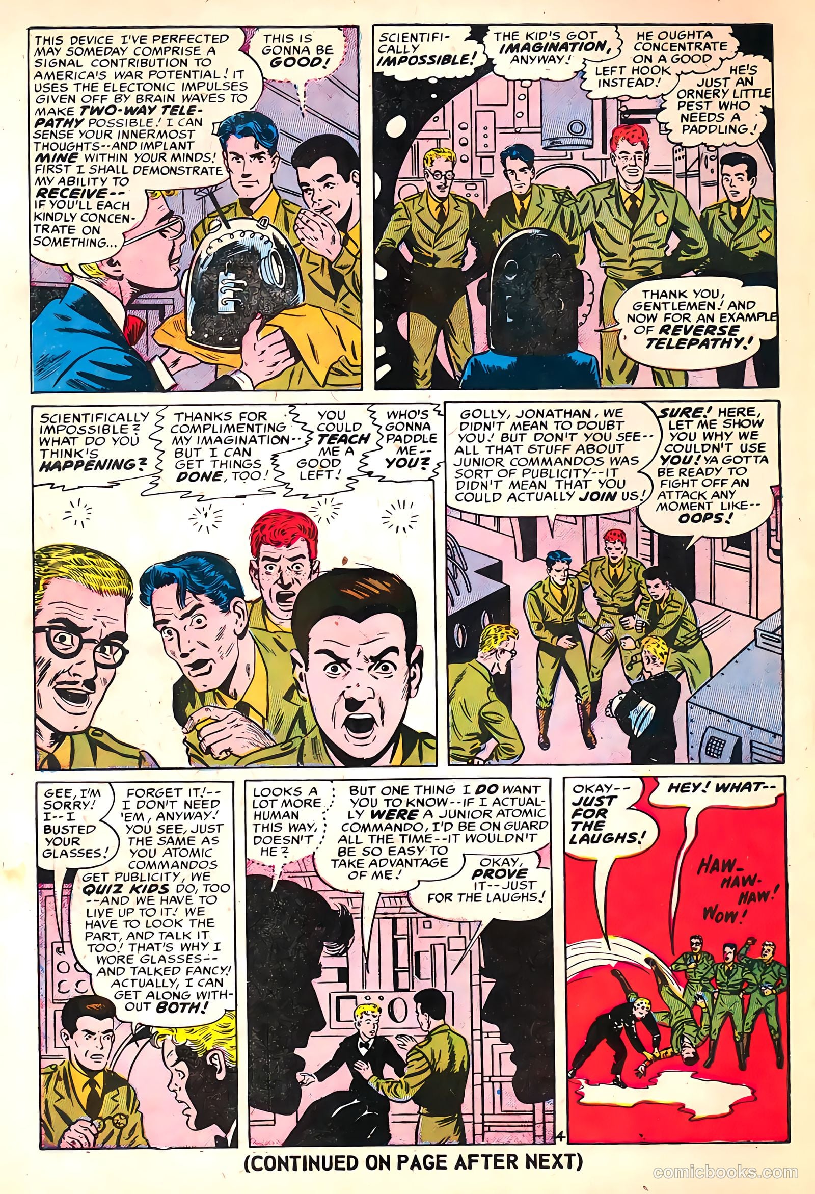 Commander Battle and the Atomic Sub #3 (1954) — page 6 of 36